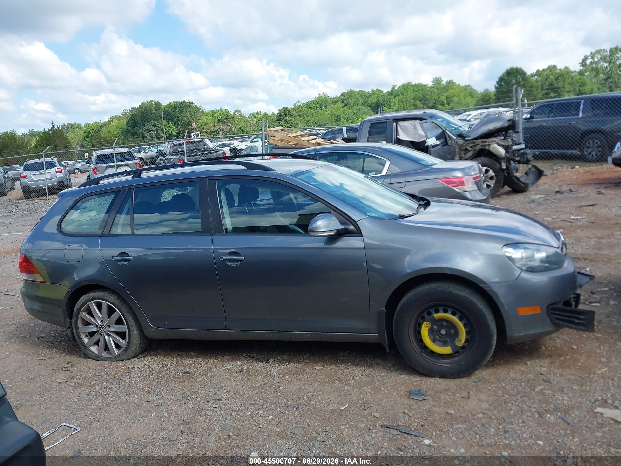2013 Volkswagen Jetta Sportwagen 2.5l S Gray vin: 3VWPP7AJXDM610434