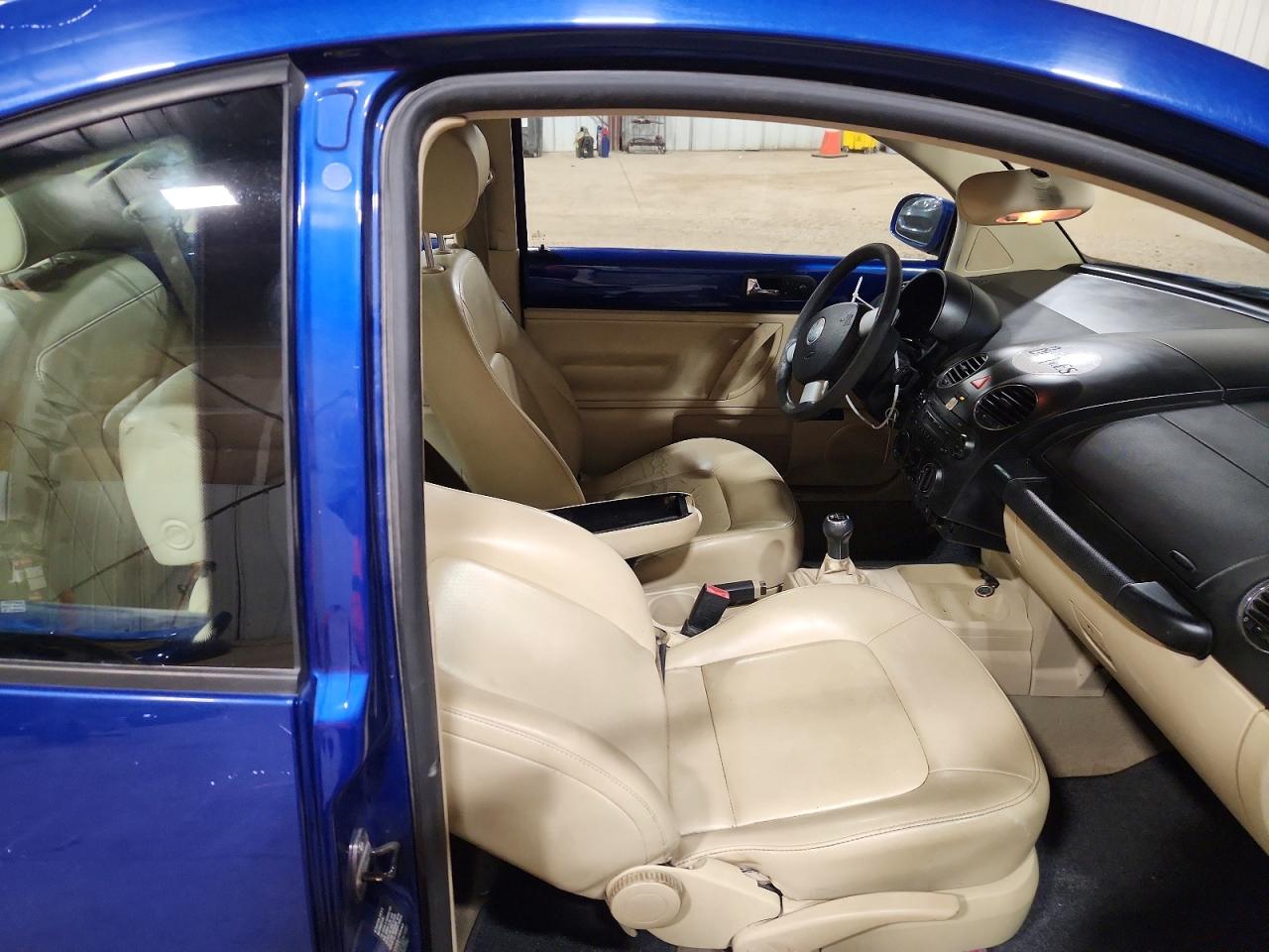 2007 Volkswagen New Beetle 2.5l Синий vin: 3VWPW31C17M501605