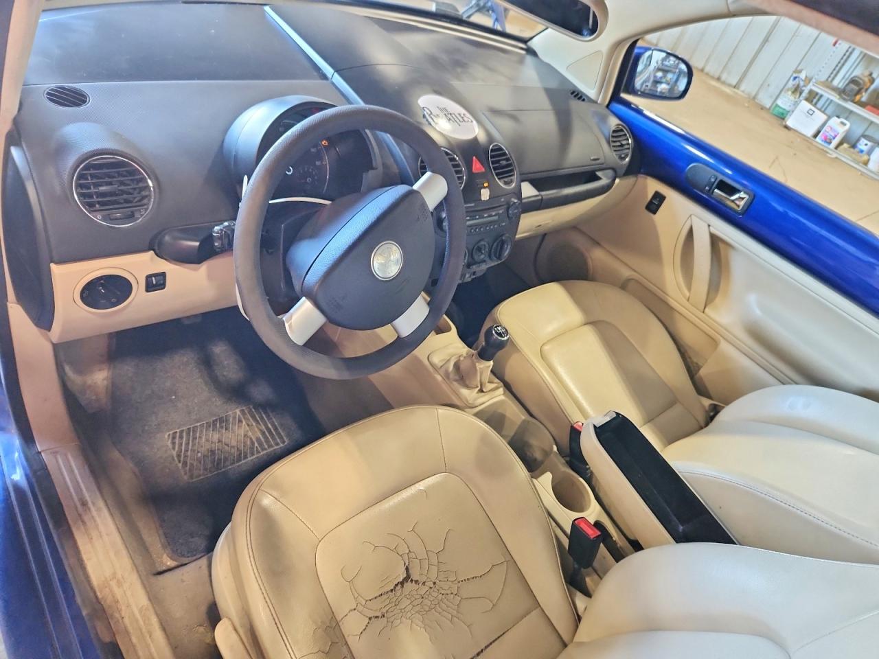 2007 Volkswagen New Beetle 2.5l Синий vin: 3VWPW31C17M501605