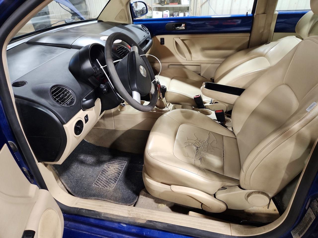 2007 Volkswagen New Beetle 2.5l Синий vin: 3VWPW31C17M501605