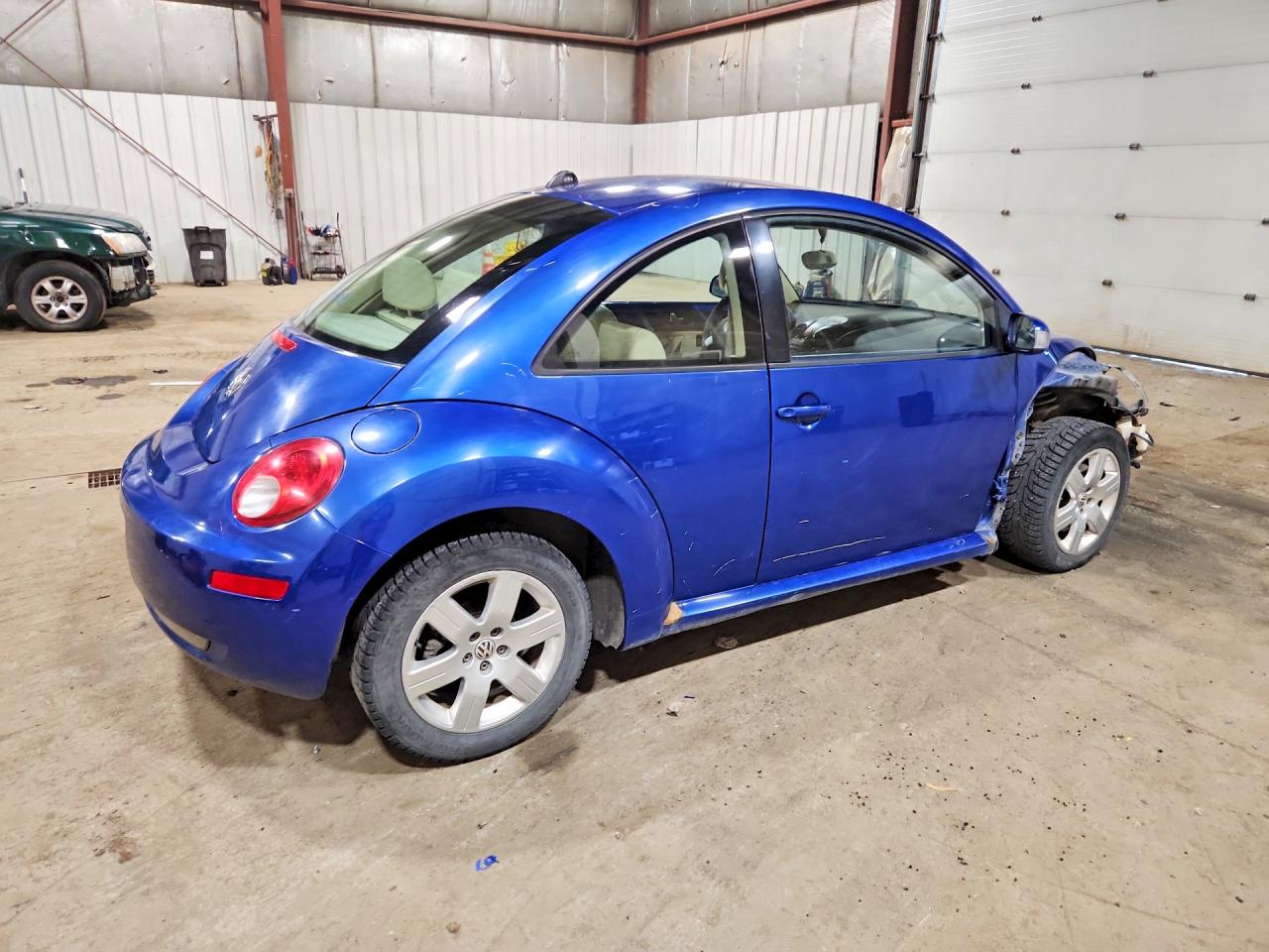 2007 Volkswagen New Beetle 2.5l Синий vin: 3VWPW31C17M501605