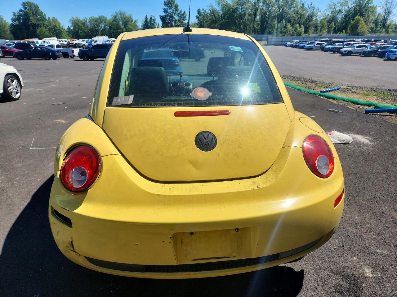 2009 Volkswagen New Beetle S Yellow vin: 3VWPW31C29M503169
