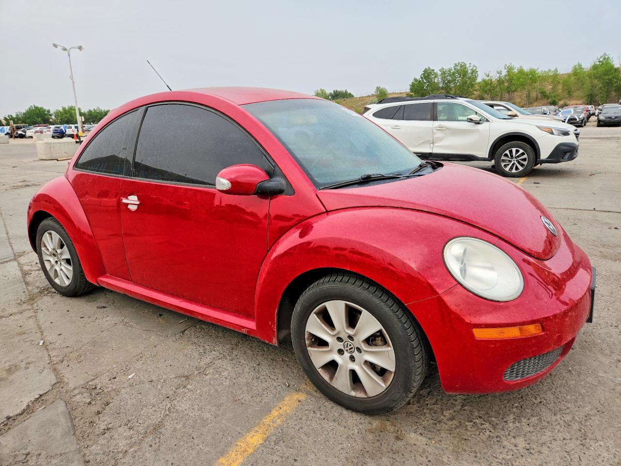 2008 Volkswagen New Beetle S Красный vin: 3VWPW31C38M504605