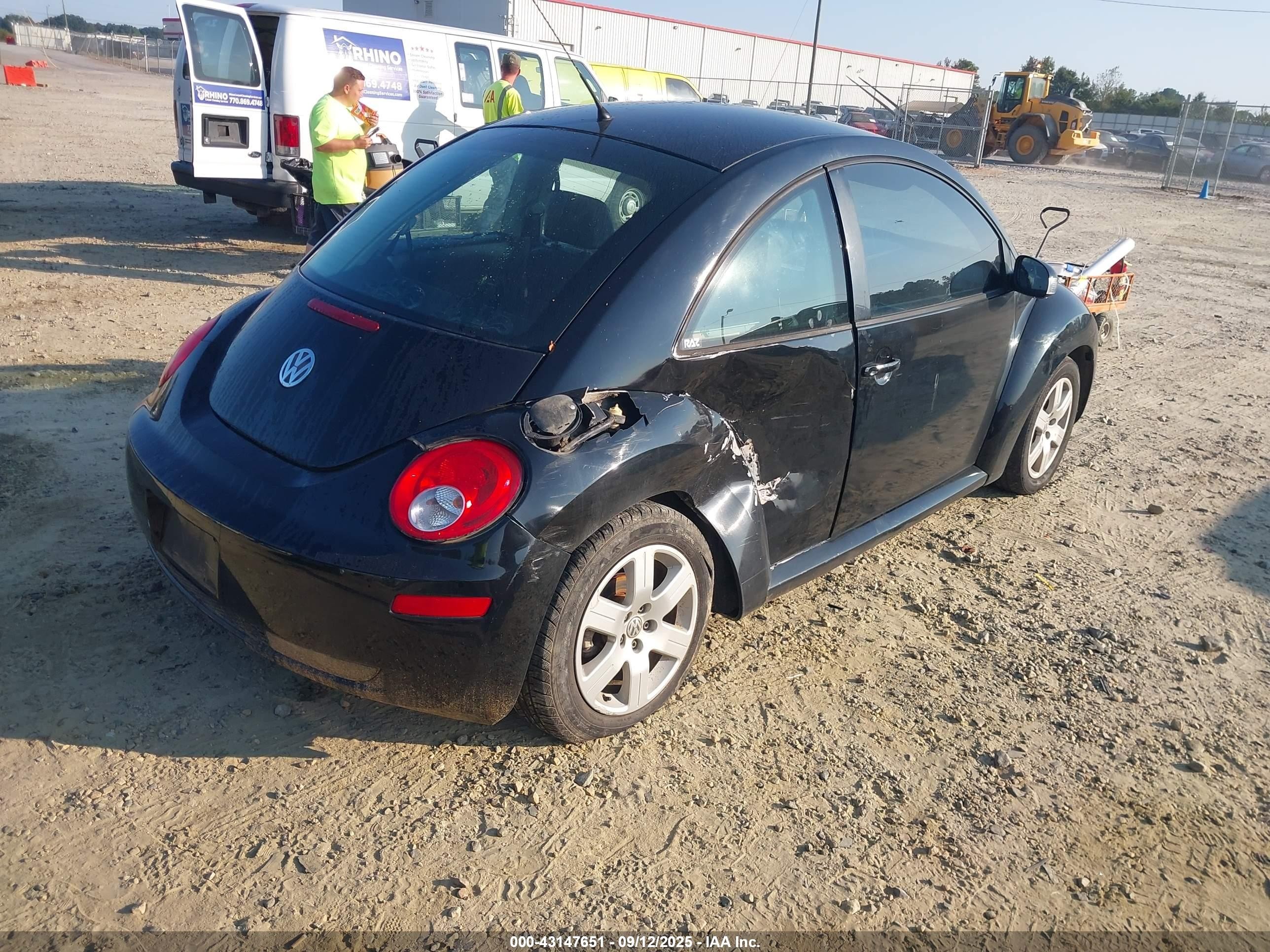 2007 Volkswagen New Beetle 2.5 Black vin: 3VWPW31C47M512937