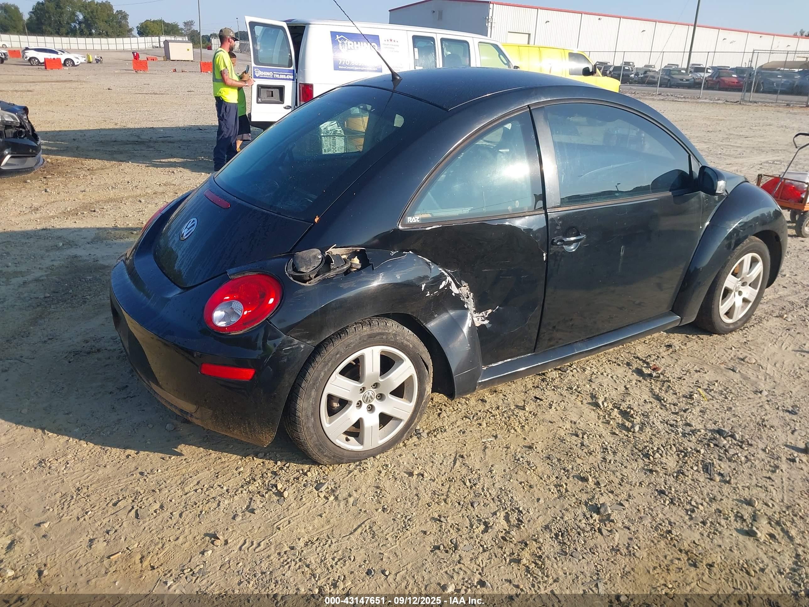 2007 Volkswagen New Beetle 2.5 Black vin: 3VWPW31C47M512937
