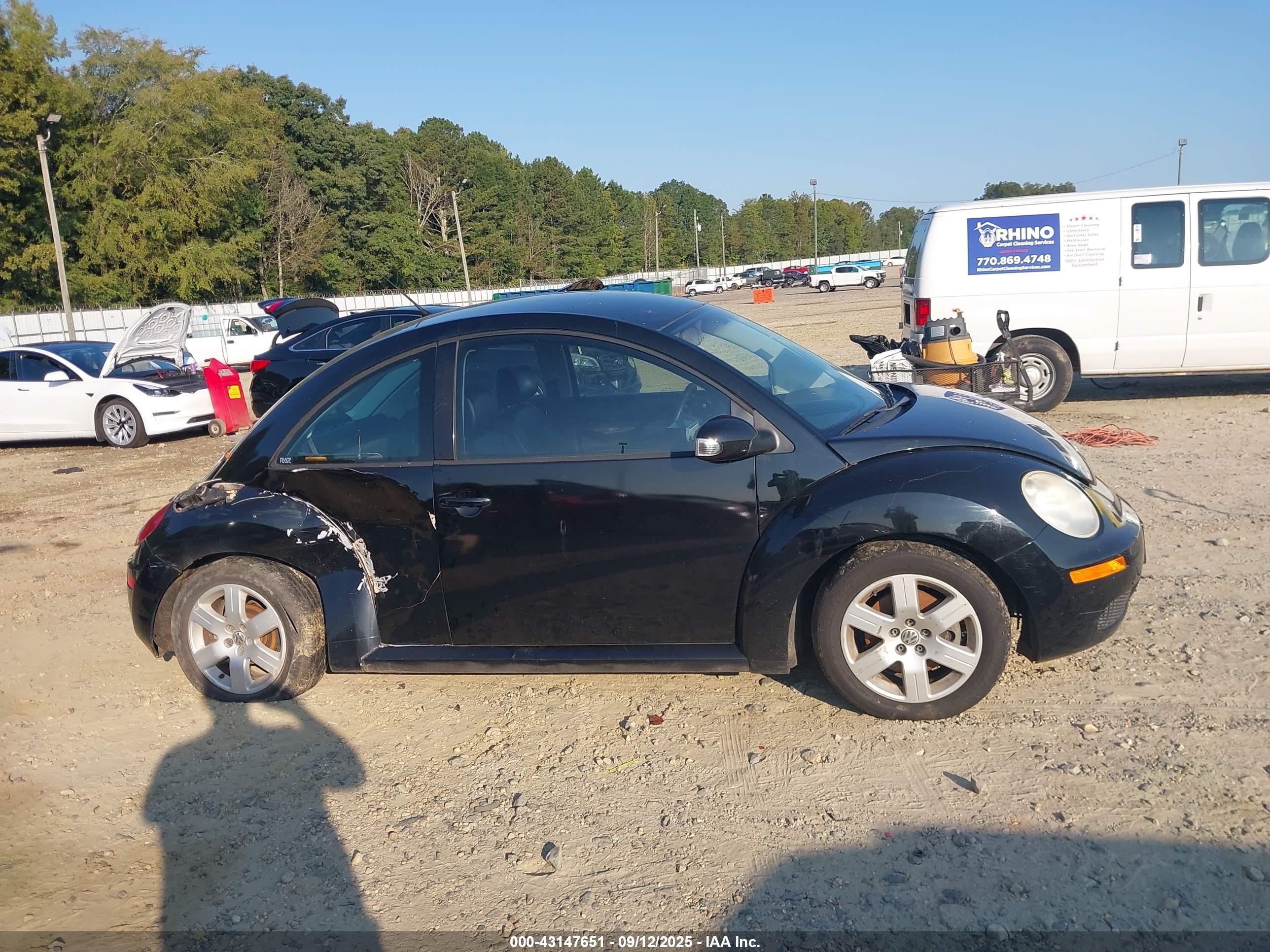 2007 Volkswagen New Beetle 2.5 Black vin: 3VWPW31C47M512937