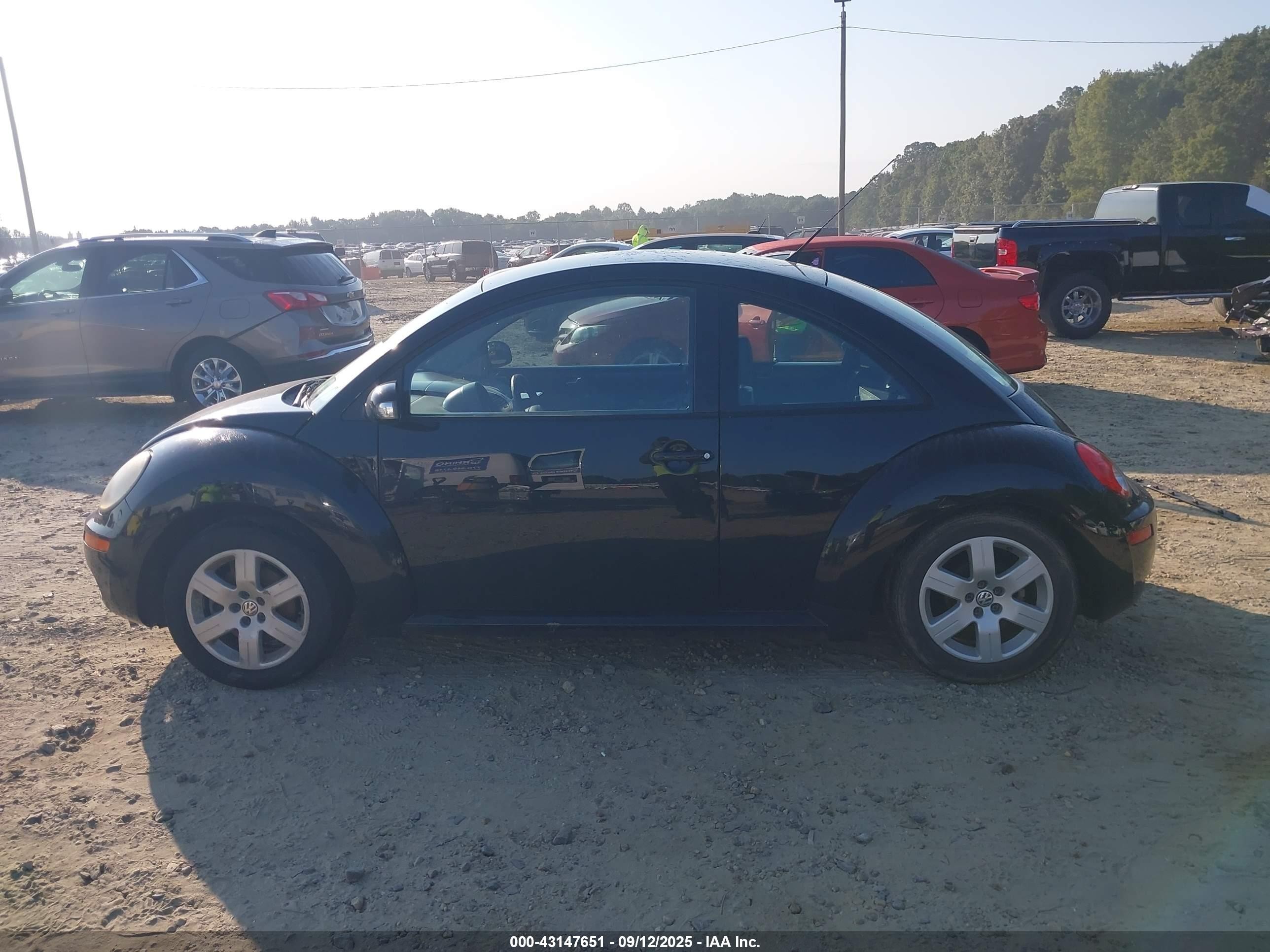 2007 Volkswagen New Beetle 2.5 Black vin: 3VWPW31C47M512937