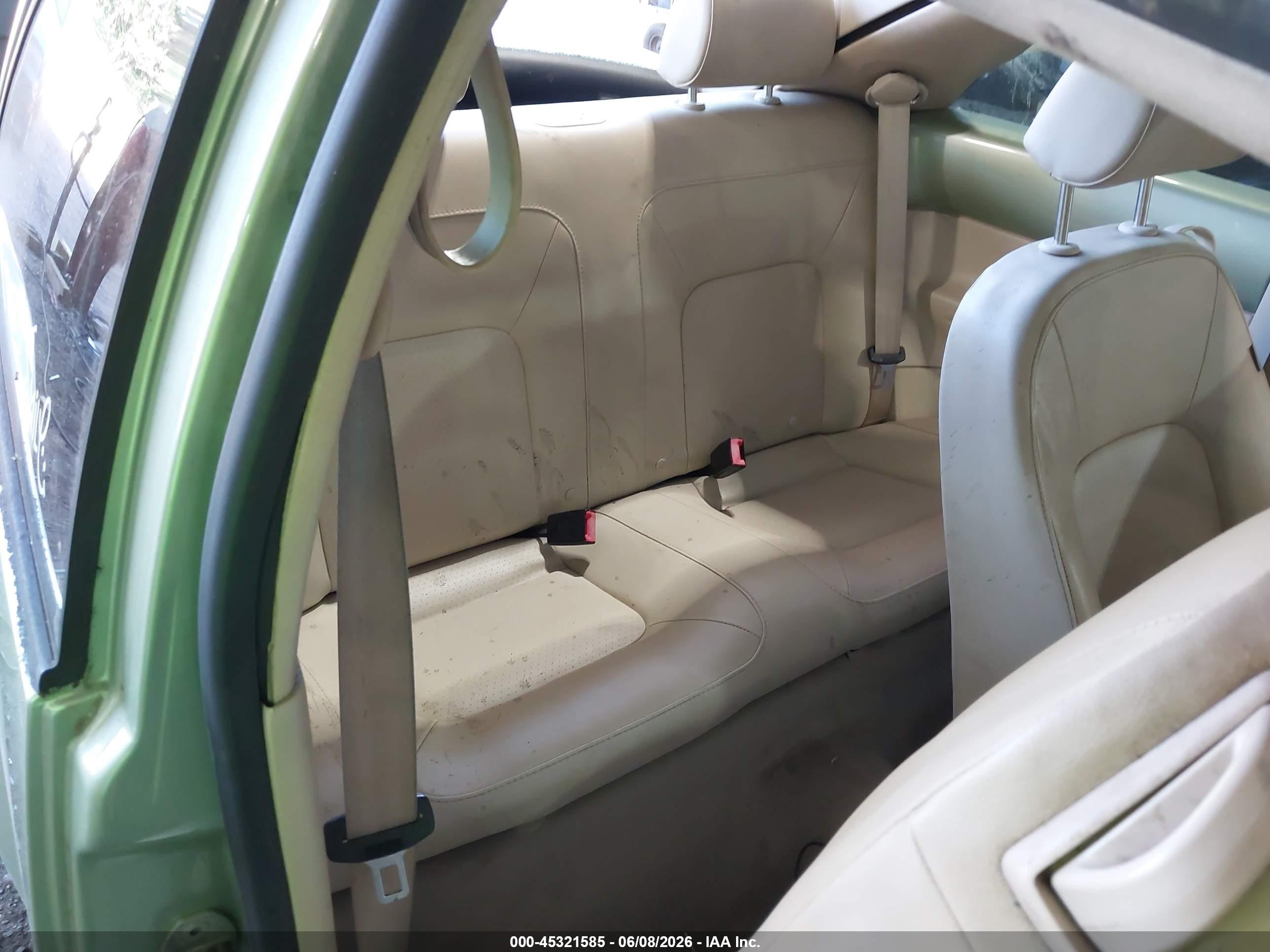 2009 Volkswagen New Beetle 2.5l Green vin: 3VWPW31C49M503853