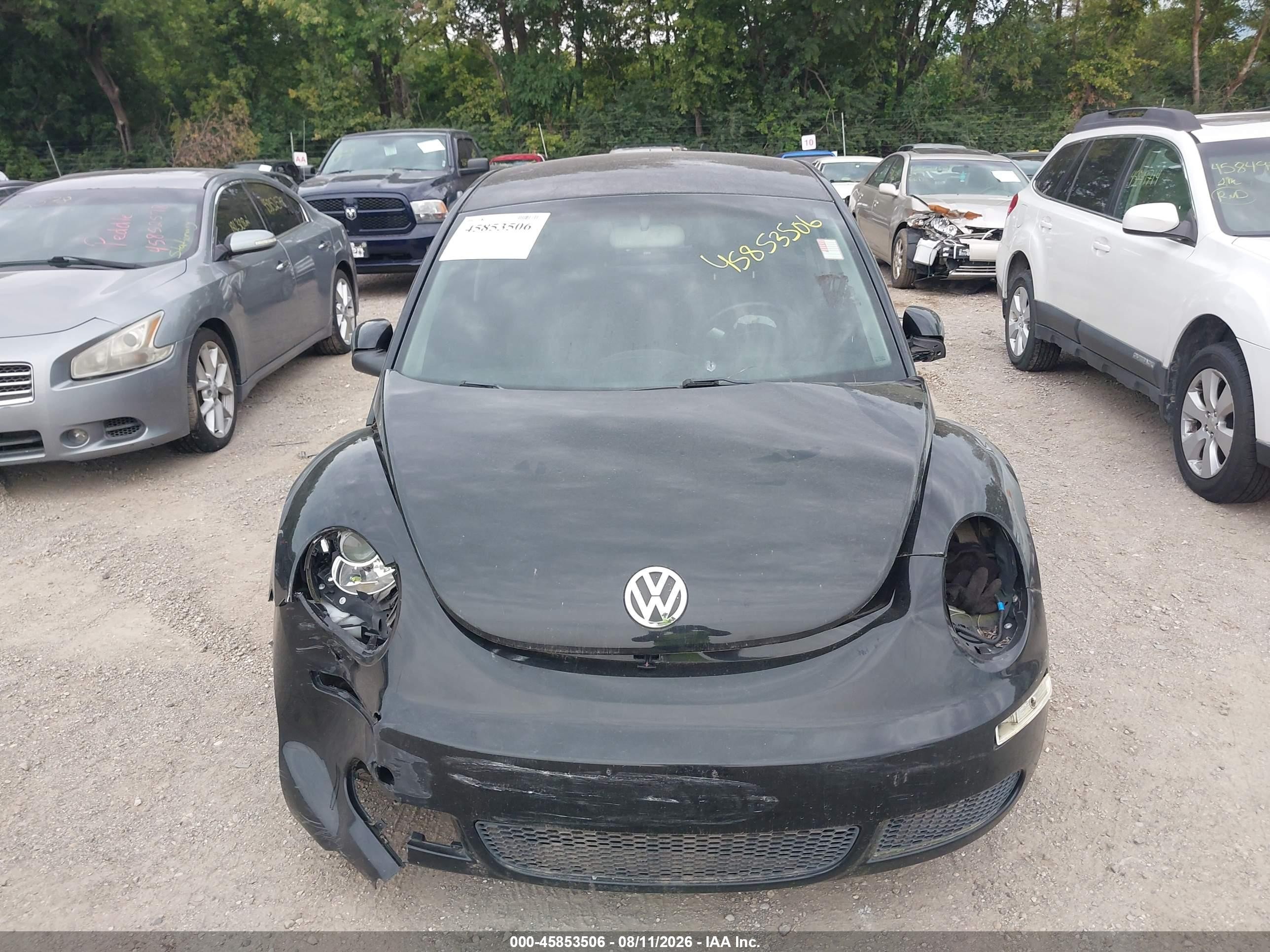 2009 Volkswagen New Beetle 2.5l Черный vin: 3VWPW31C49M506476