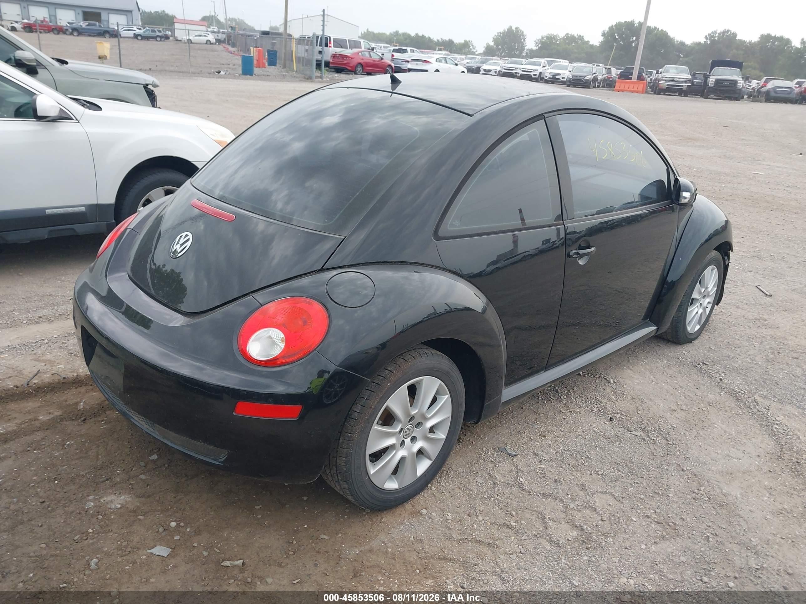 2009 Volkswagen New Beetle 2.5l Черный vin: 3VWPW31C49M506476