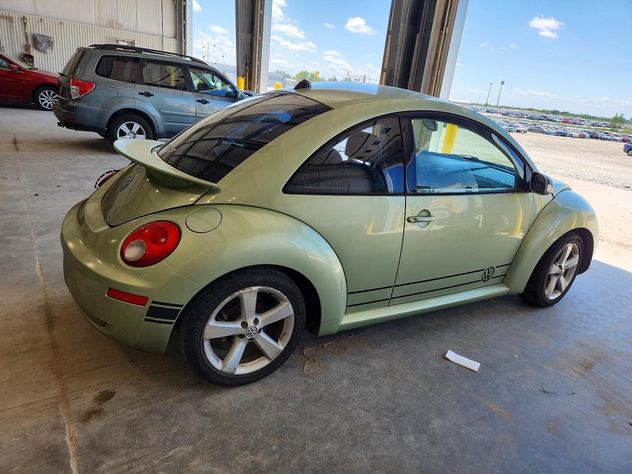 2007 Volkswagen New Beetle Green vin: 3VWPW31C57M521310
