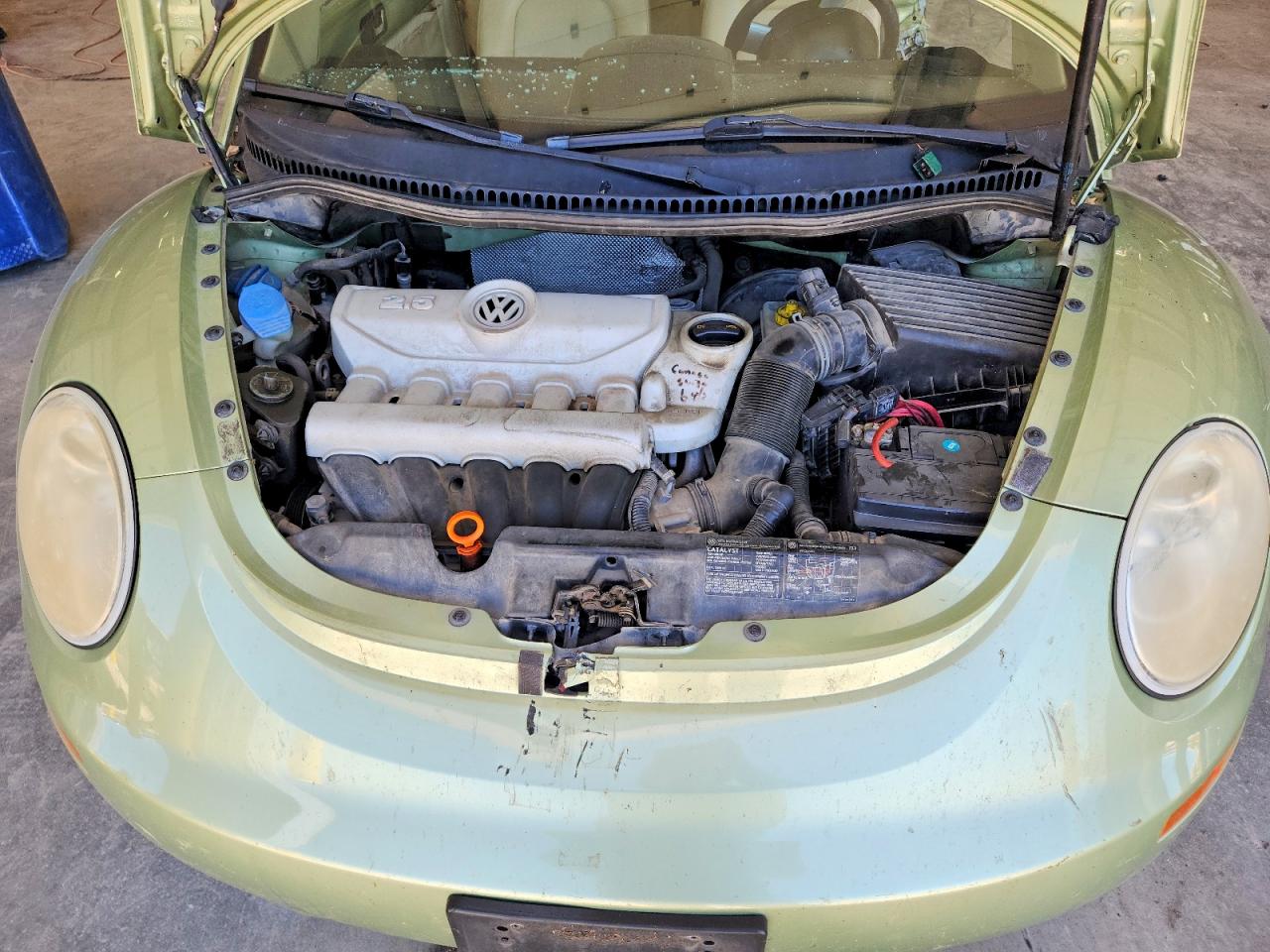2007 Volkswagen New Beetle Green vin: 3VWPW31C57M521310