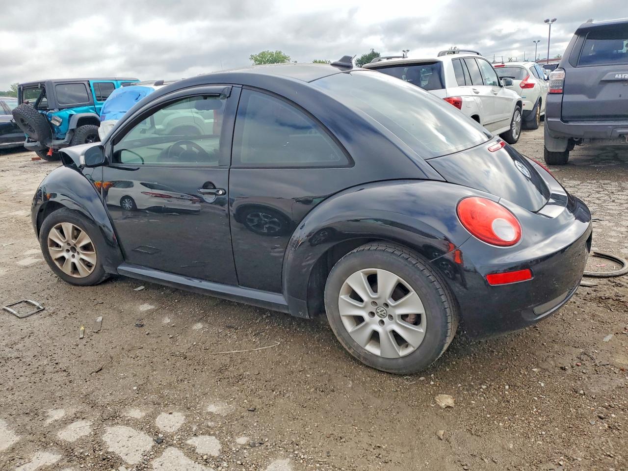 2009 Volkswagen New Beetle S Black vin: 3VWPW31C59M518734