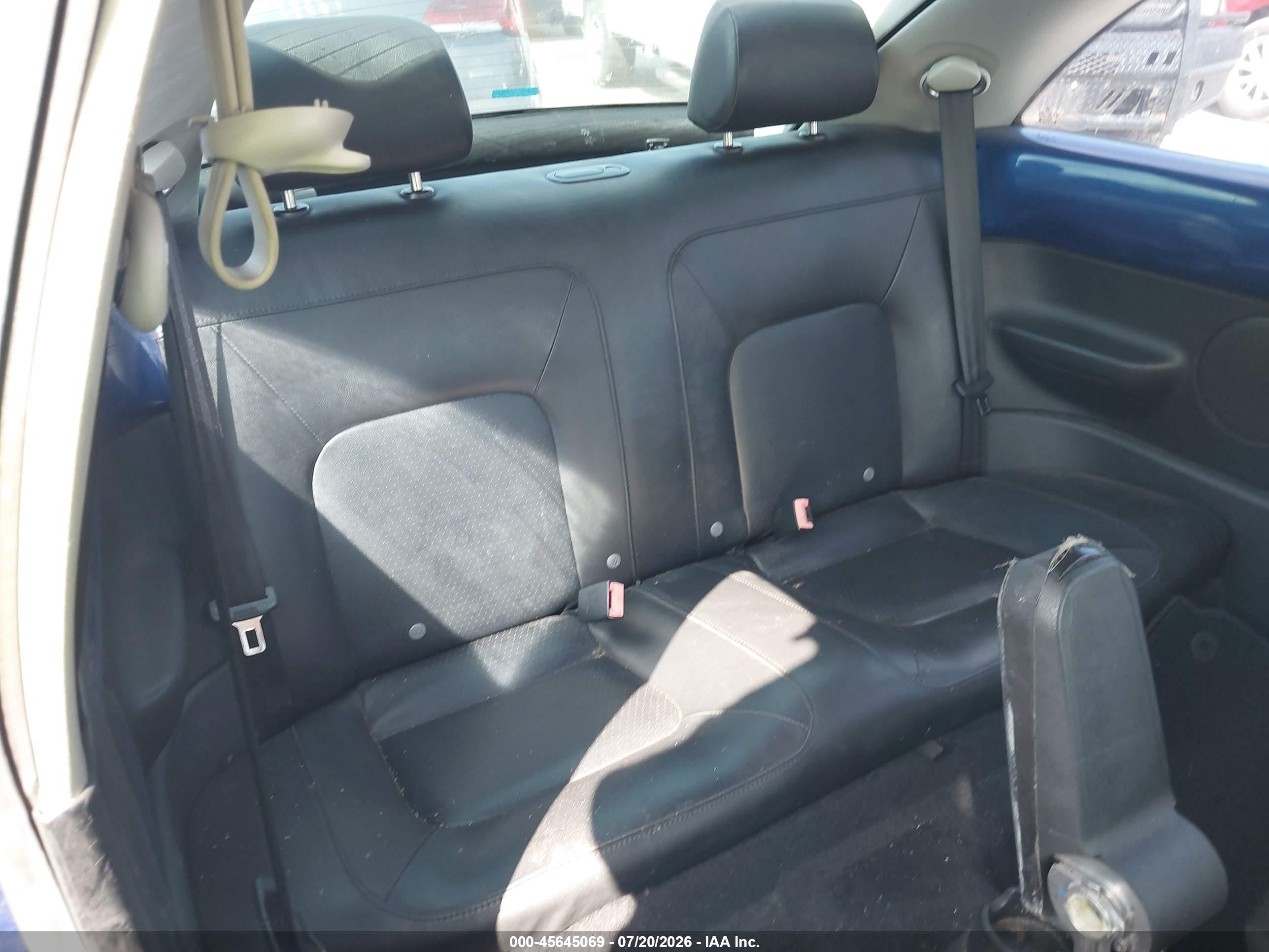 2008 Volkswagen New Beetle S Blue vin: 3VWPW31C78M513906
