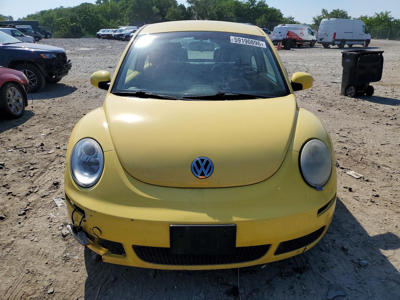 2008 Volkswagen New Beetle S Yellow vin: 3VWPW31C78M521391