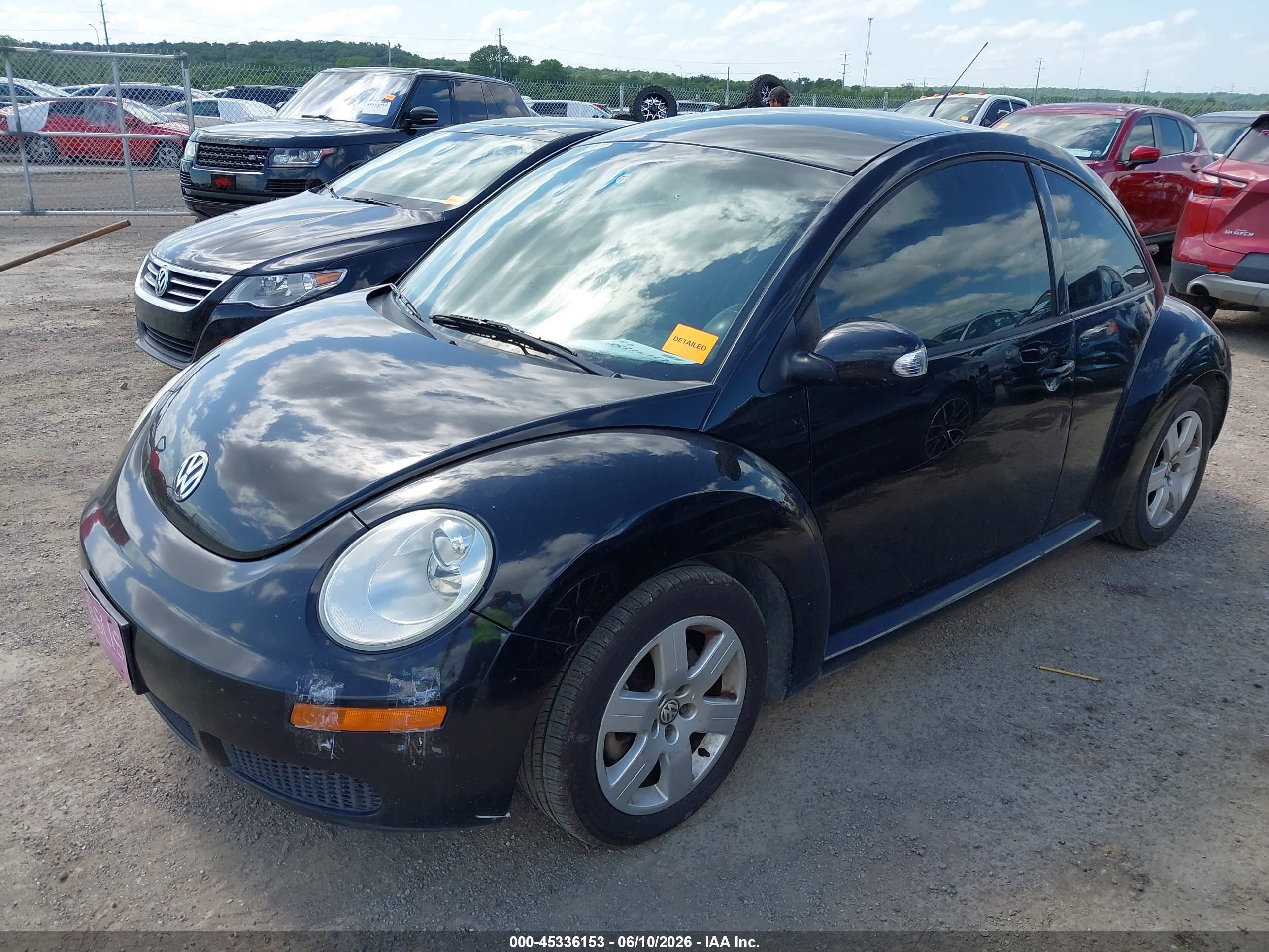 2007 Volkswagen New Beetle 2.5 Black vin: 3VWPW31C97M507829