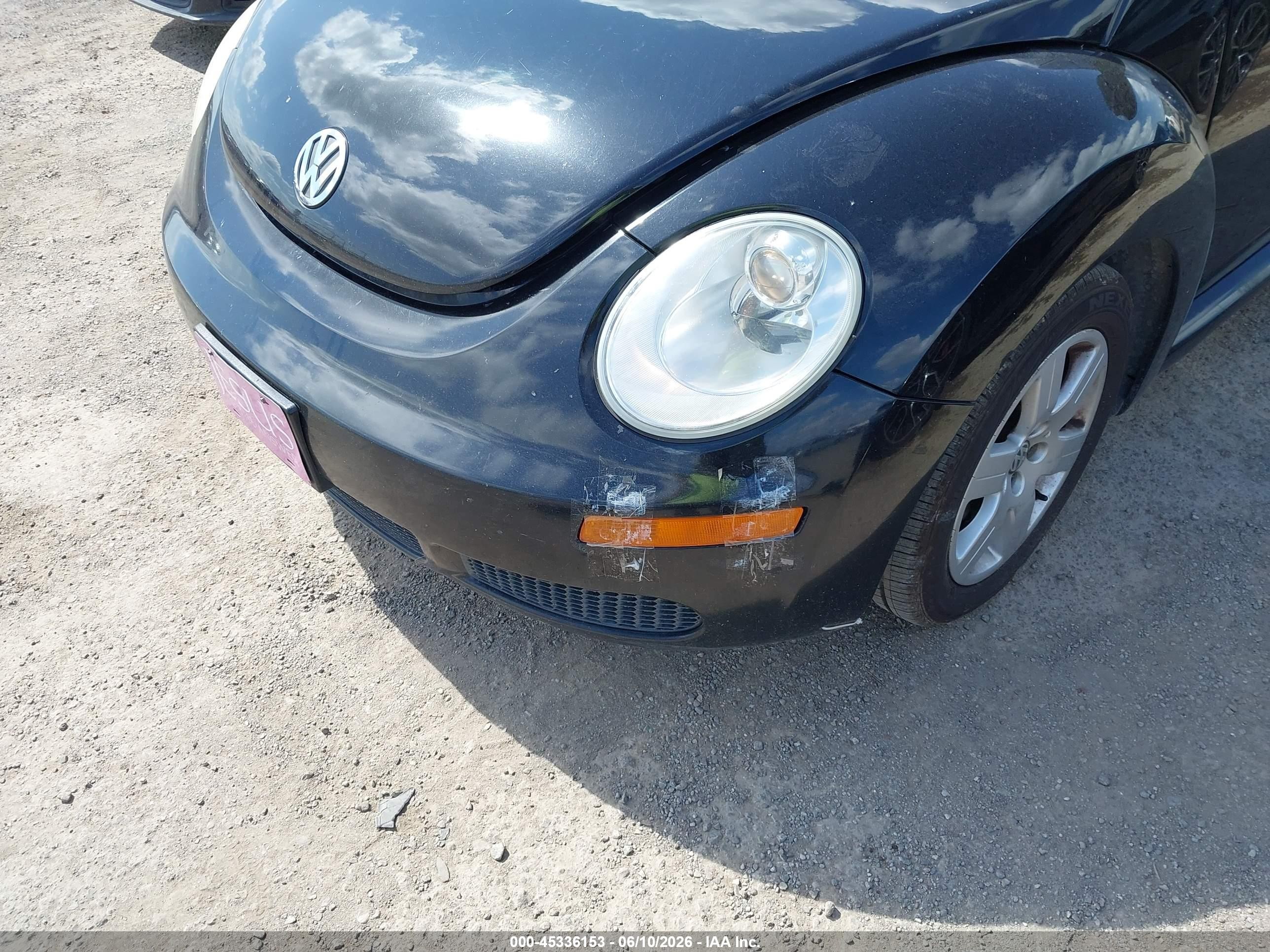 2007 Volkswagen New Beetle 2.5 Black vin: 3VWPW31C97M507829