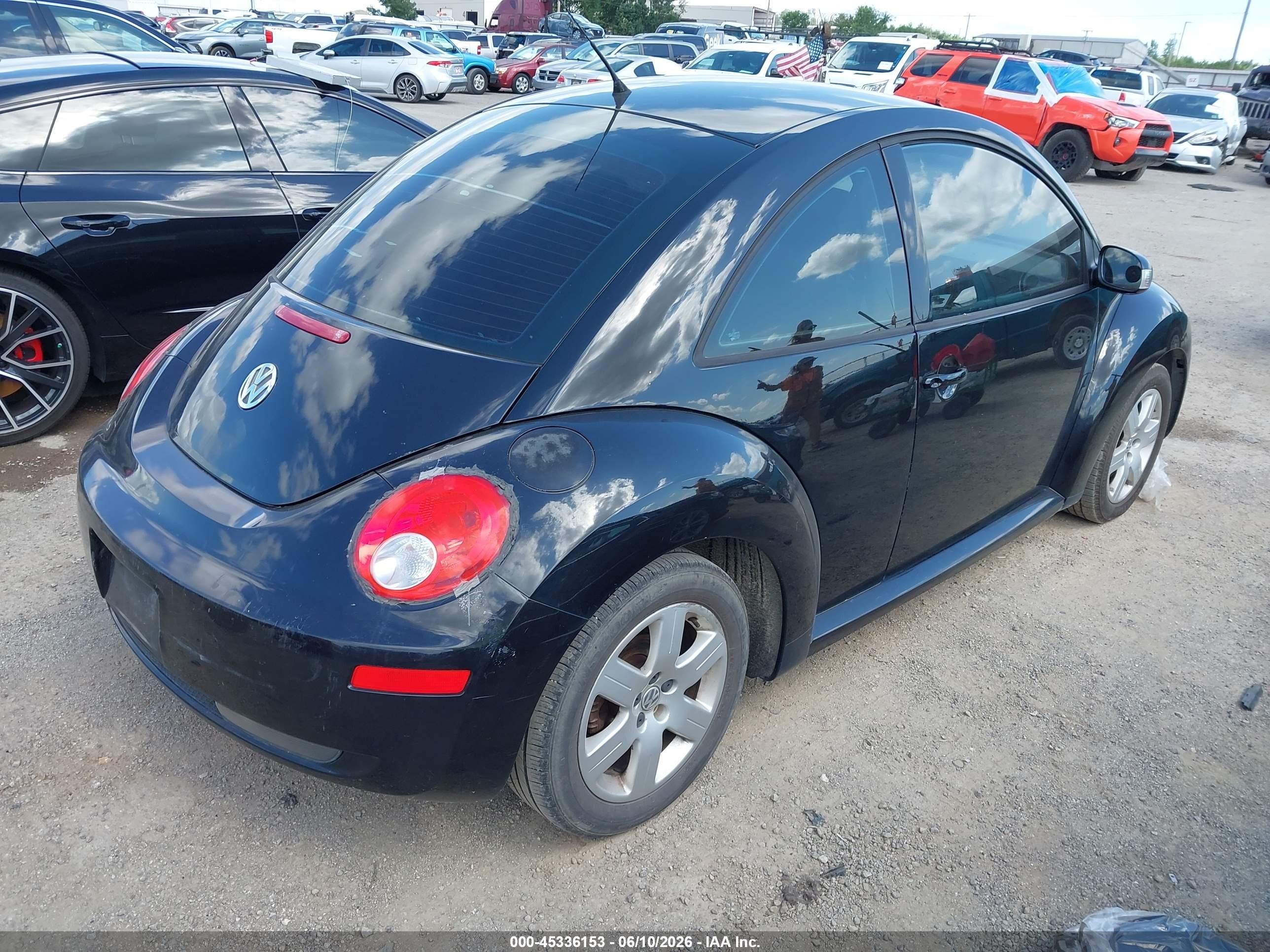 2007 Volkswagen New Beetle 2.5 Black vin: 3VWPW31C97M507829