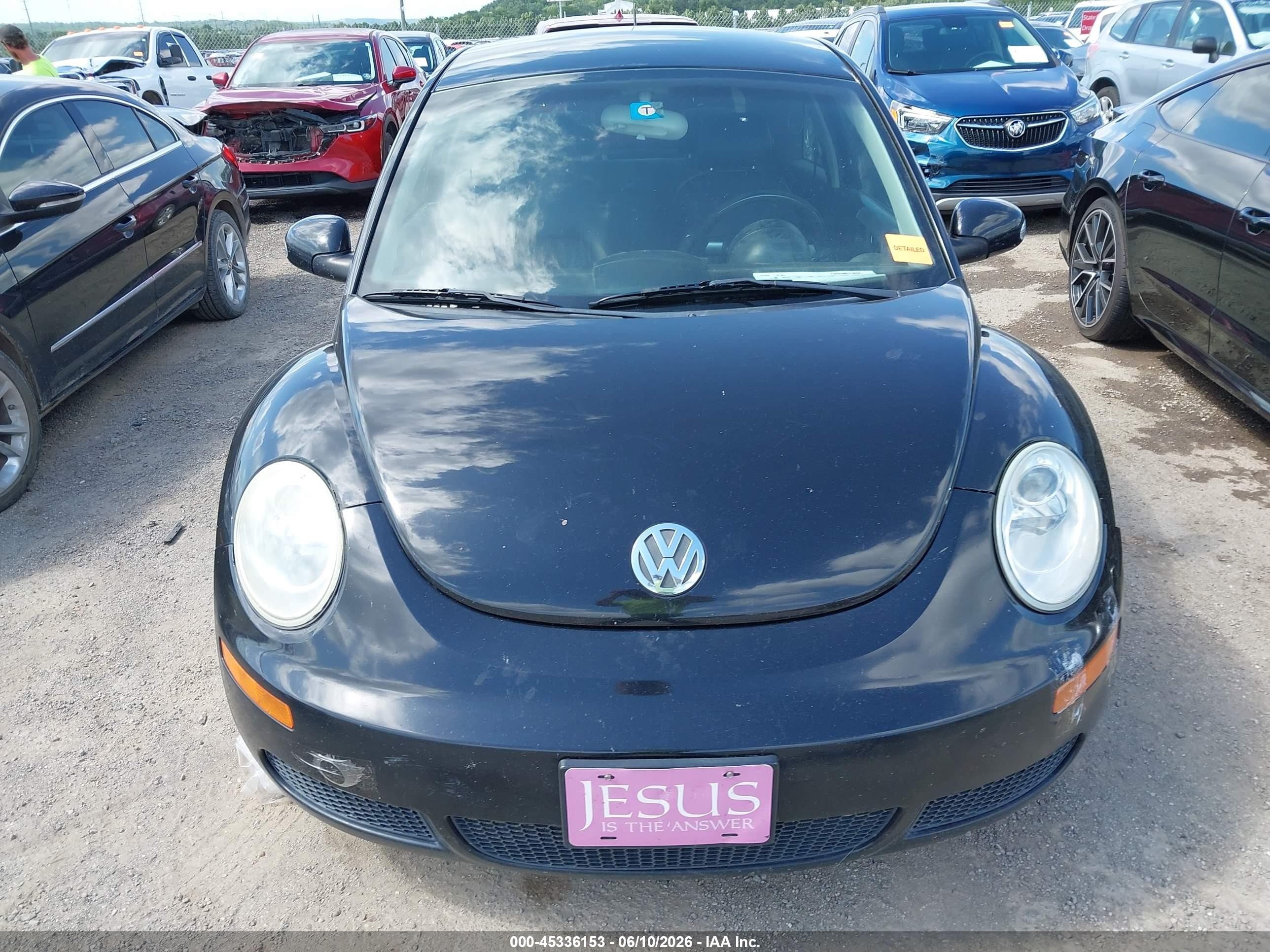 2007 Volkswagen New Beetle 2.5 Black vin: 3VWPW31C97M507829