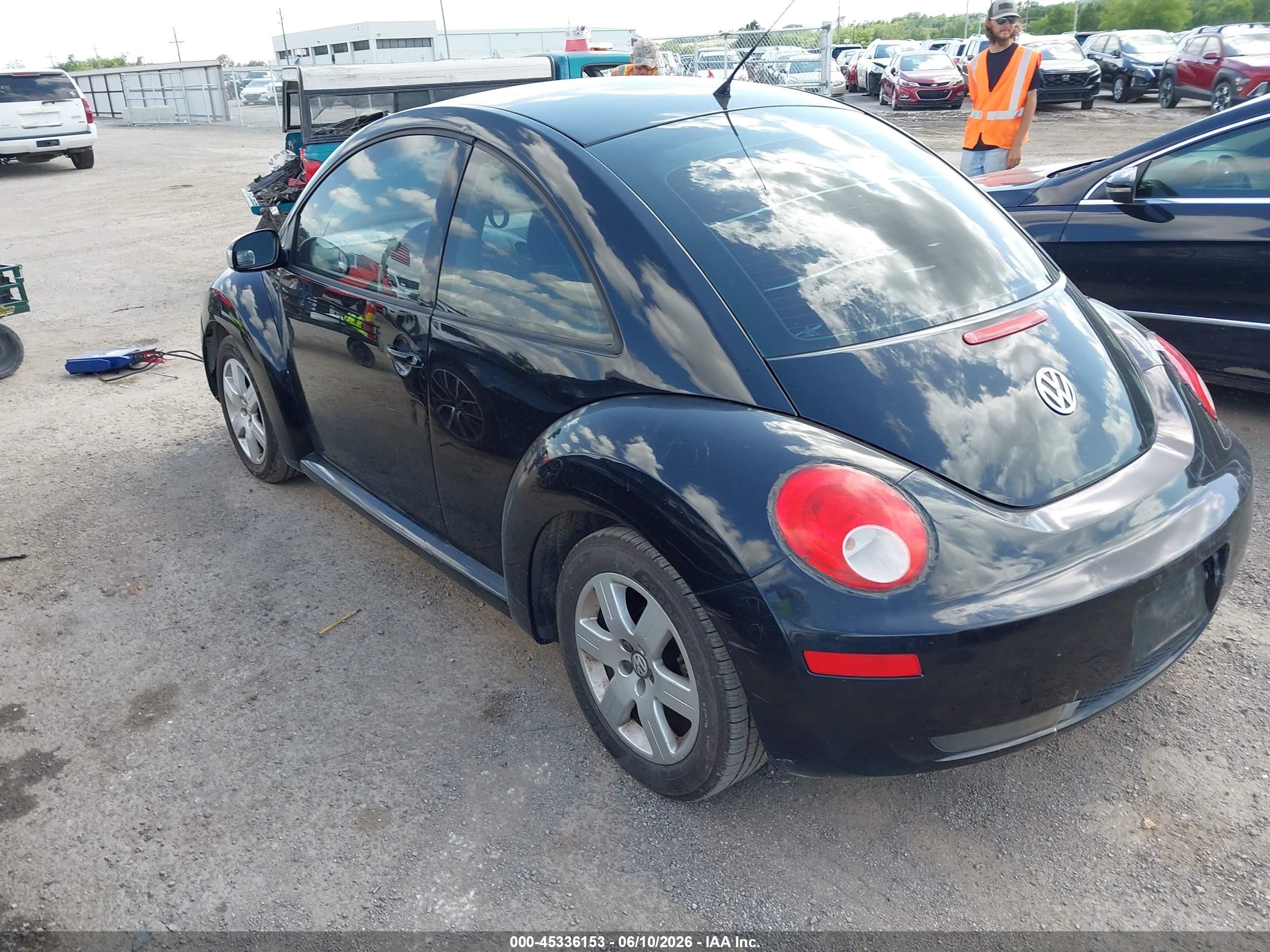 2007 Volkswagen New Beetle 2.5 Black vin: 3VWPW31C97M507829