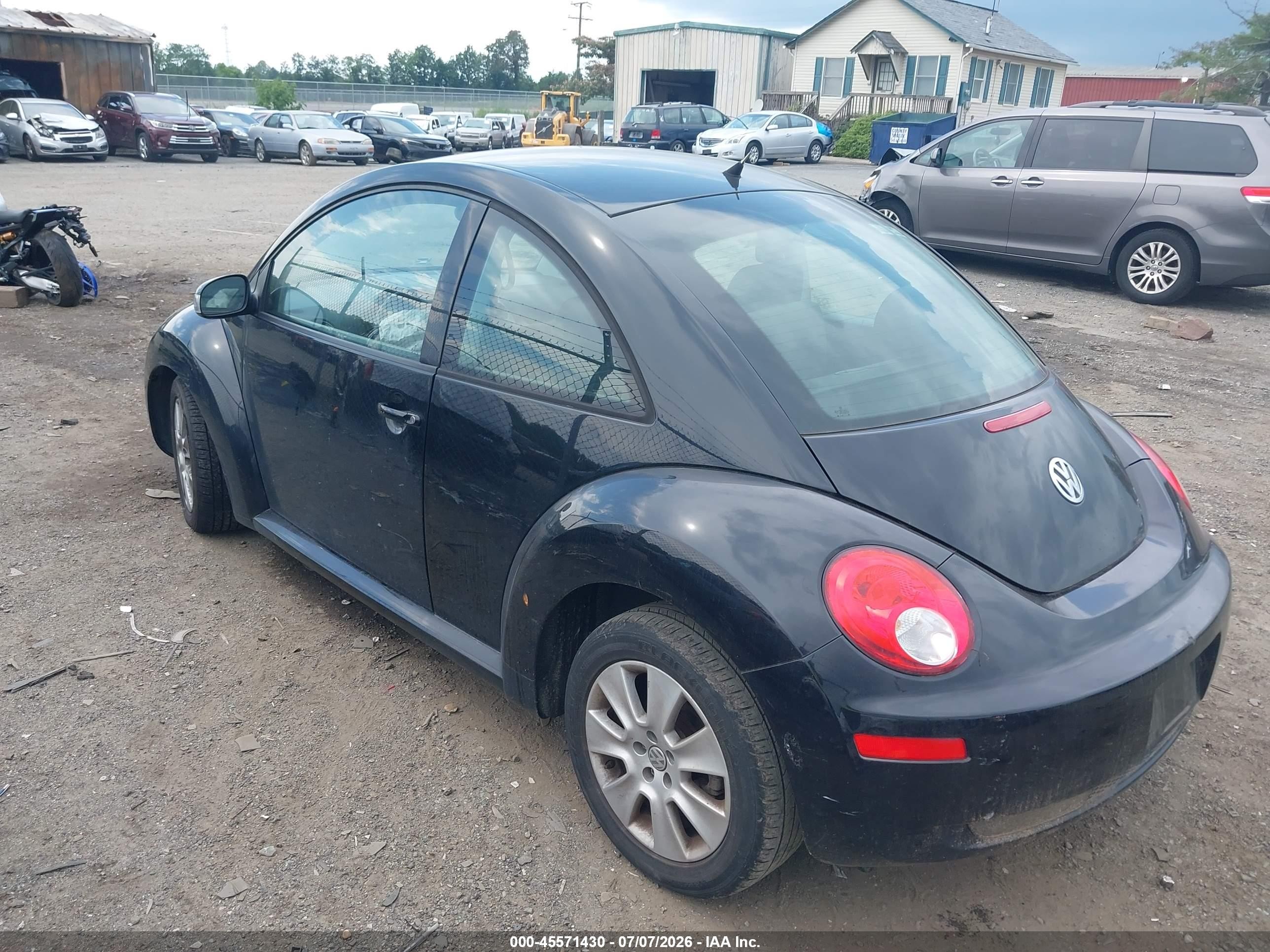 2009 Volkswagen New Beetle 2.5l Черный vin: 3VWPW31C99M506912