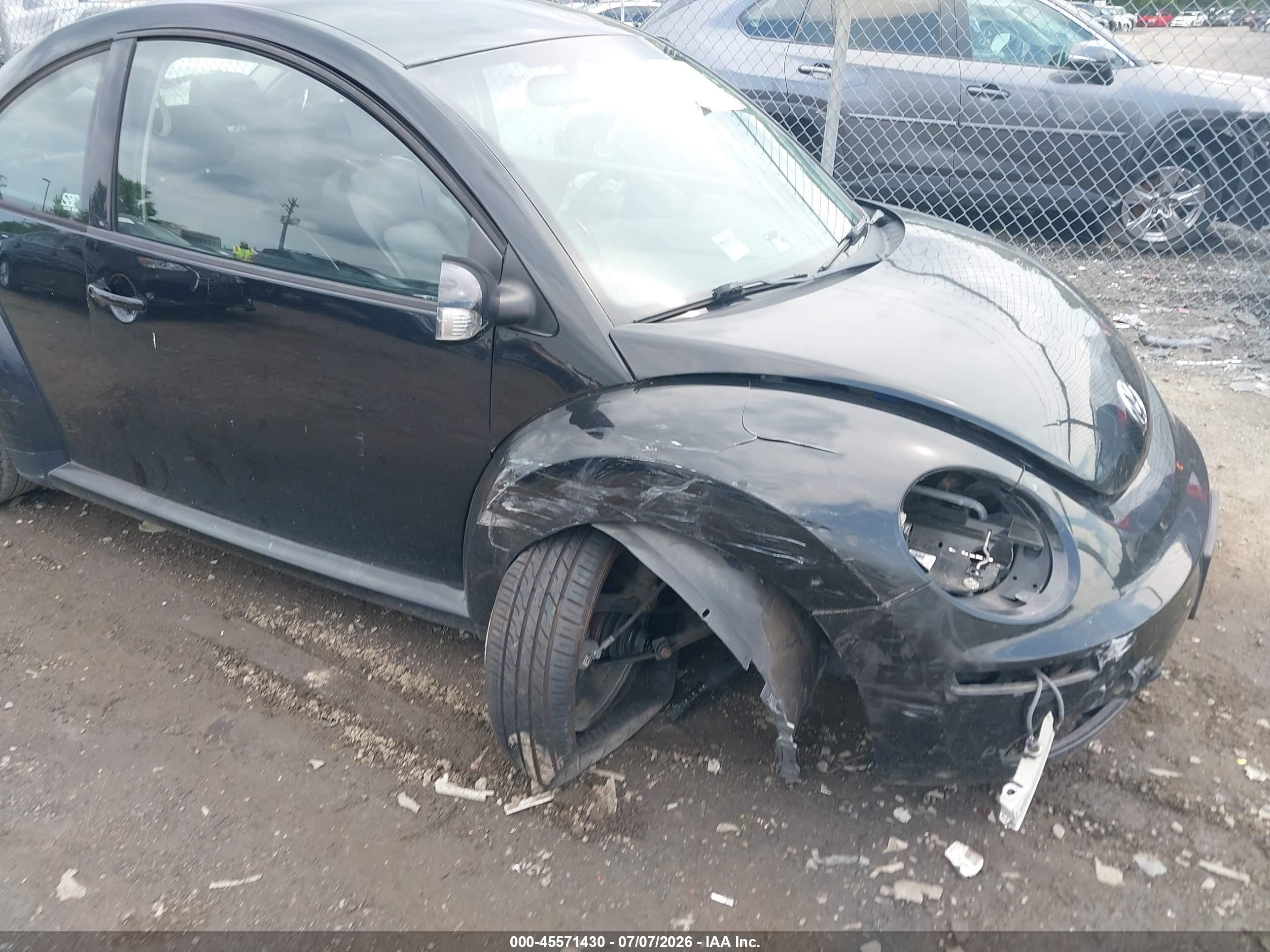 2009 Volkswagen New Beetle 2.5l Черный vin: 3VWPW31C99M506912