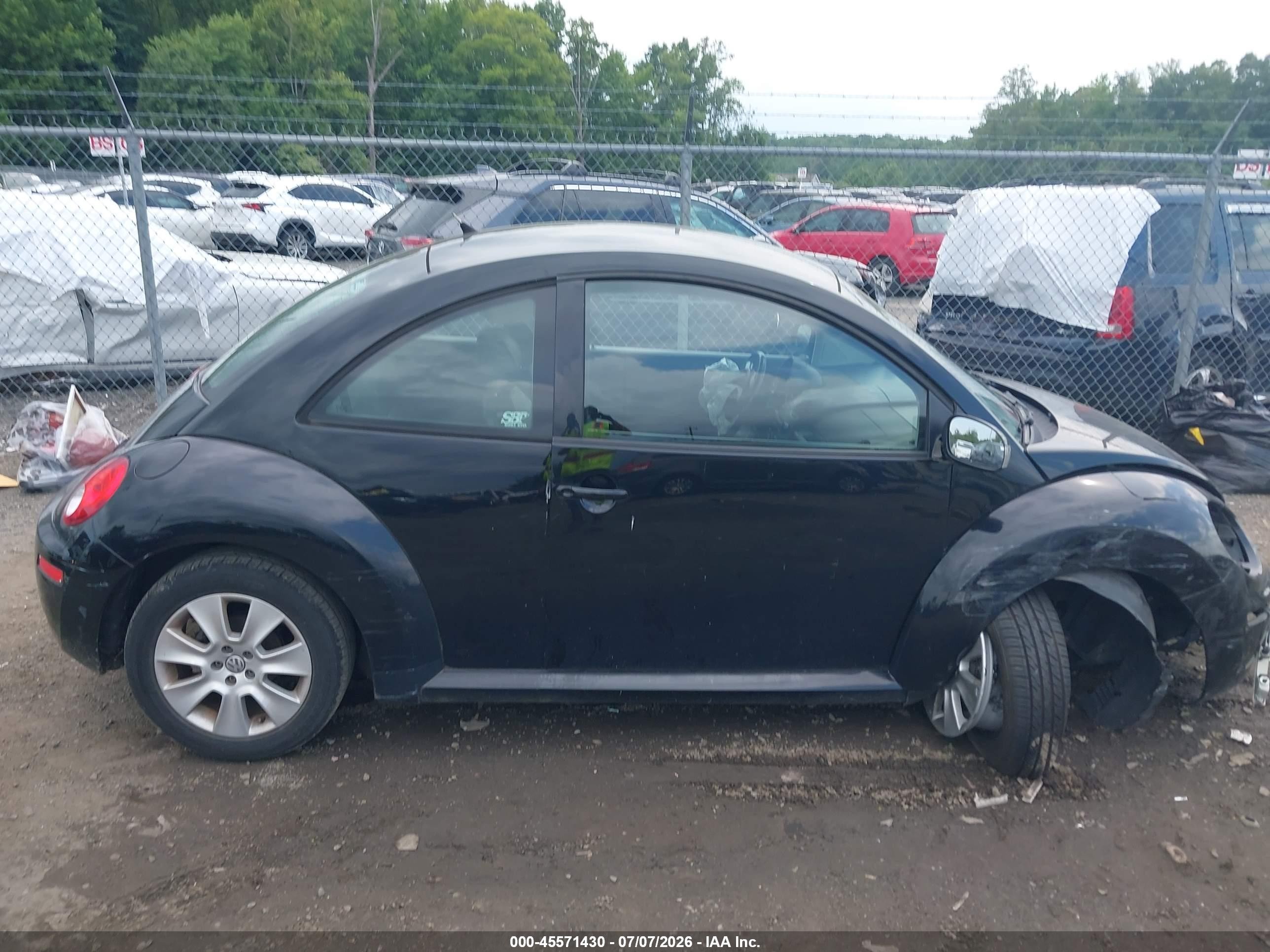 2009 Volkswagen New Beetle 2.5l Черный vin: 3VWPW31C99M506912