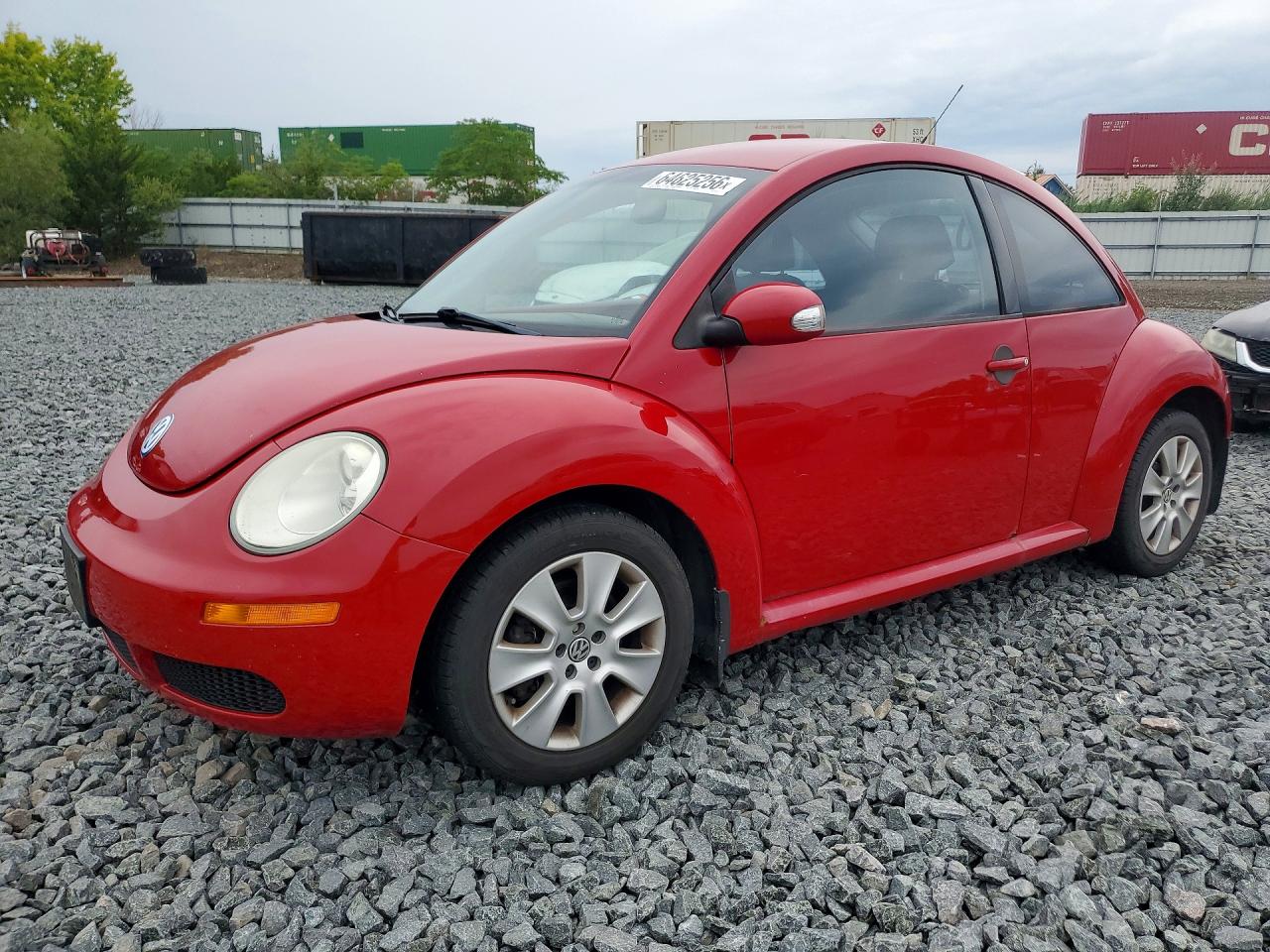 2008 Volkswagen New Beetle S Red vin: 3VWPW31CX8M525273