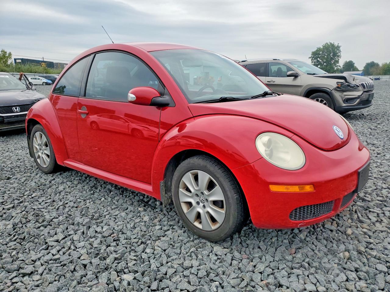 2008 Volkswagen New Beetle S Red vin: 3VWPW31CX8M525273