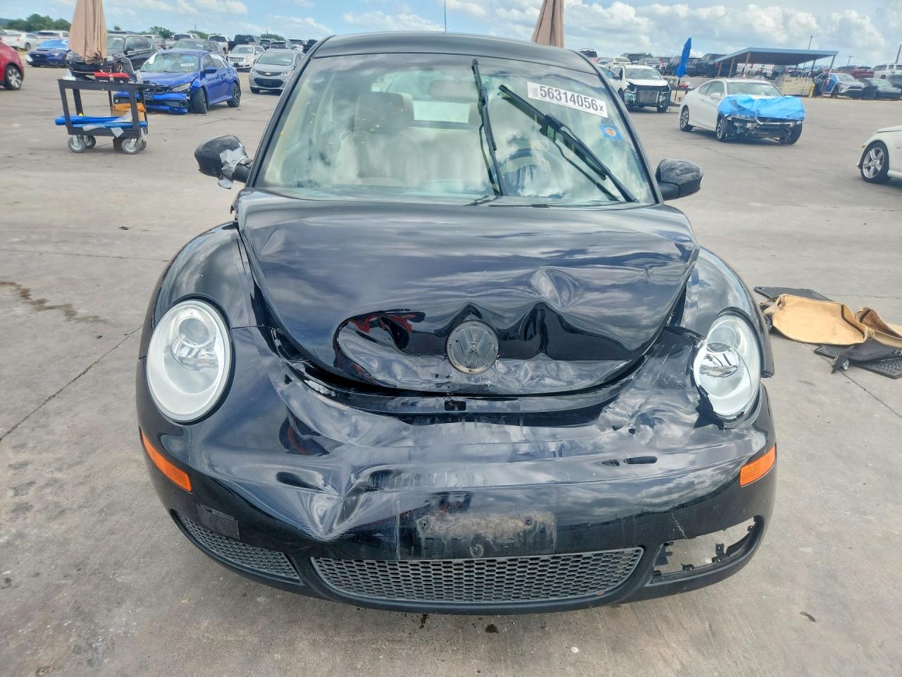 2009 Volkswagen New Beetle S Черный vin: 3VWPW31CX9M506997