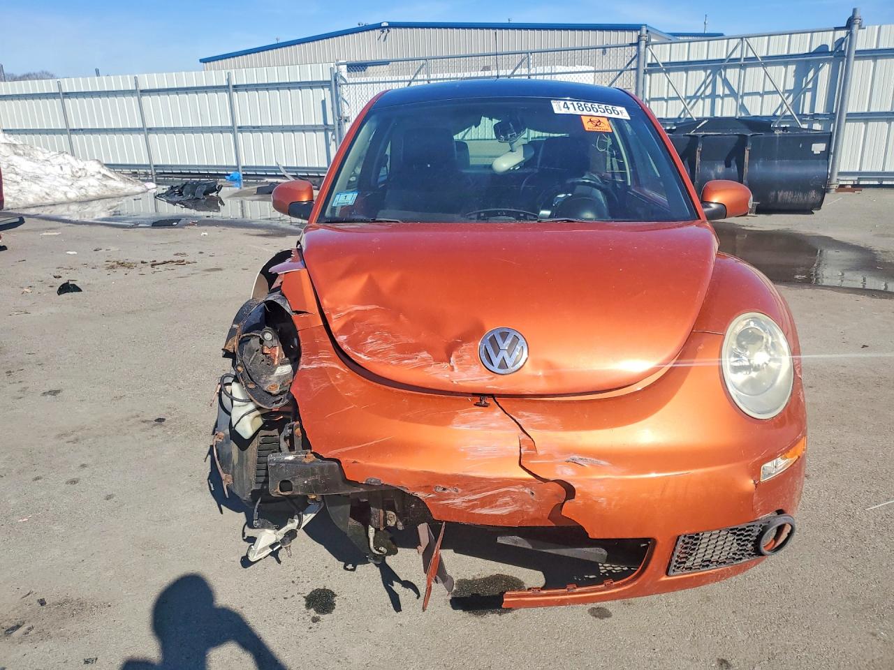 2010 Volkswagen New Beetle Orange vin: 3VWPW3AG1AM006993