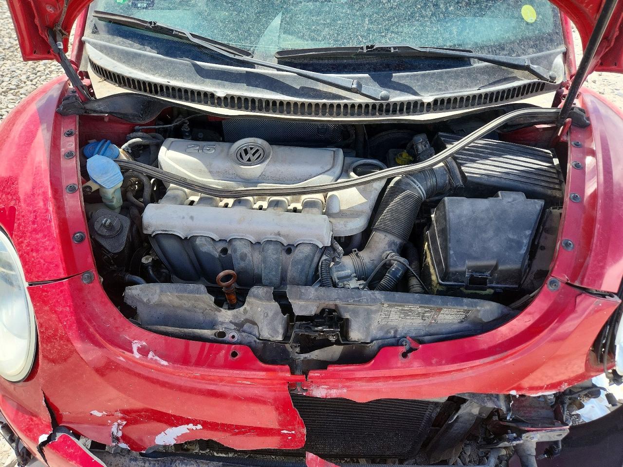 2010 Volkswagen New Beetle Red vin: 3VWPW3AGXAM015014