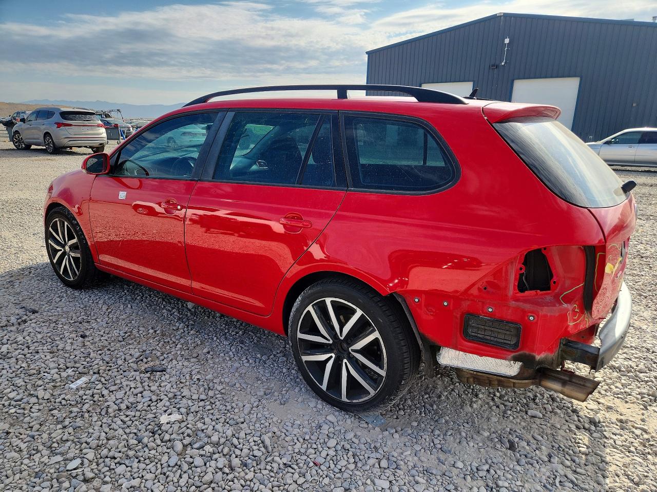 2014 Volkswagen Jetta S Red vin: 3VWPX7AJ2EM608677