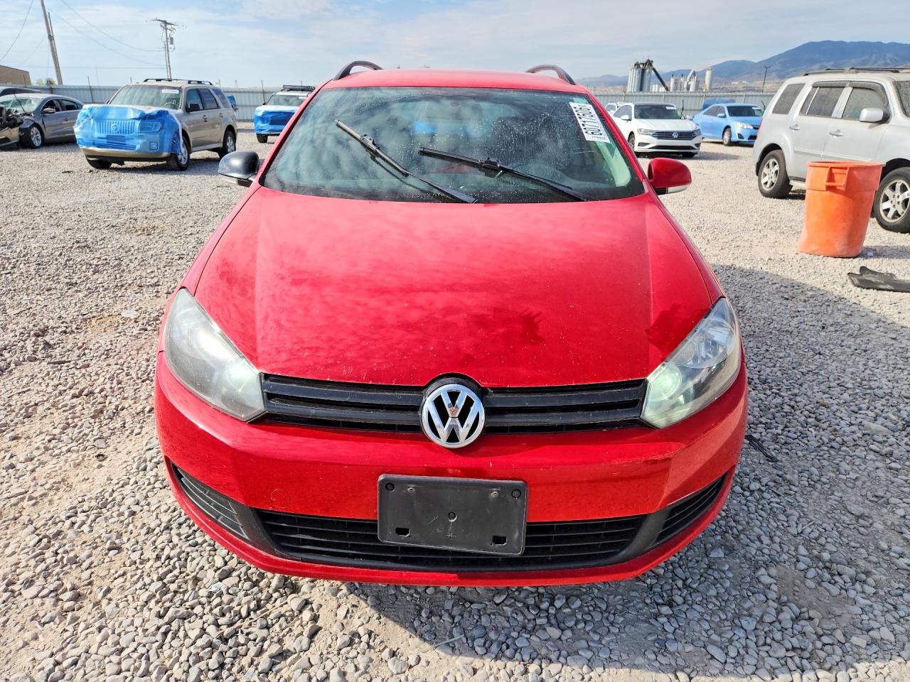 2014 Volkswagen Jetta S Red vin: 3VWPX7AJ2EM608677