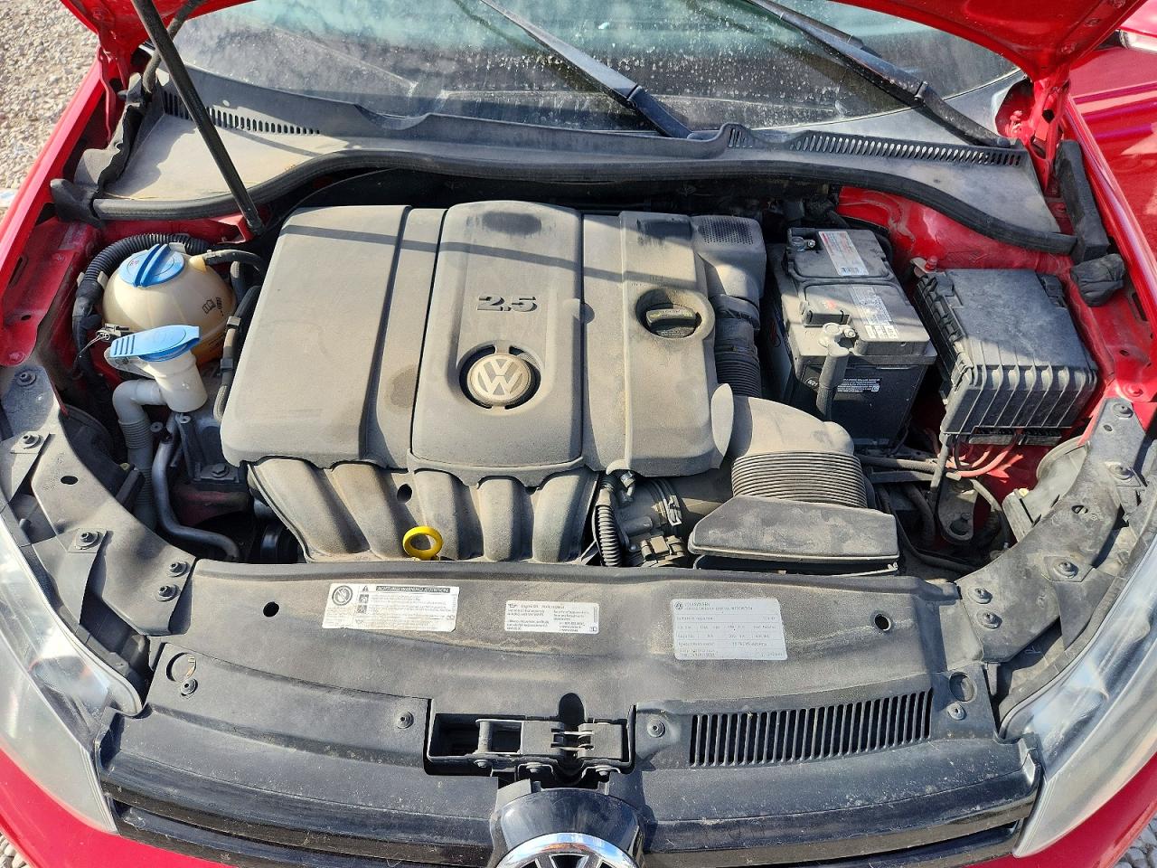 2014 Volkswagen Jetta S Red vin: 3VWPX7AJ2EM608677