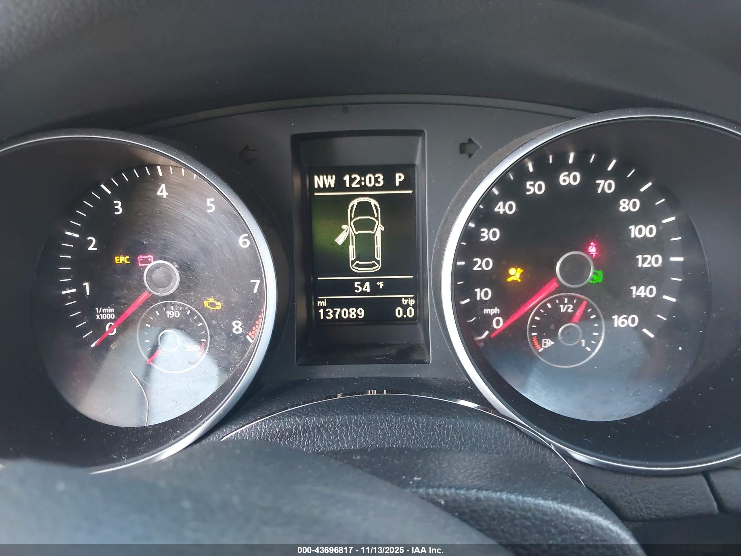2013 Volkswagen Jetta Sportwagen 2.5l Se Black vin: 3VWPX7AJ5DM684103