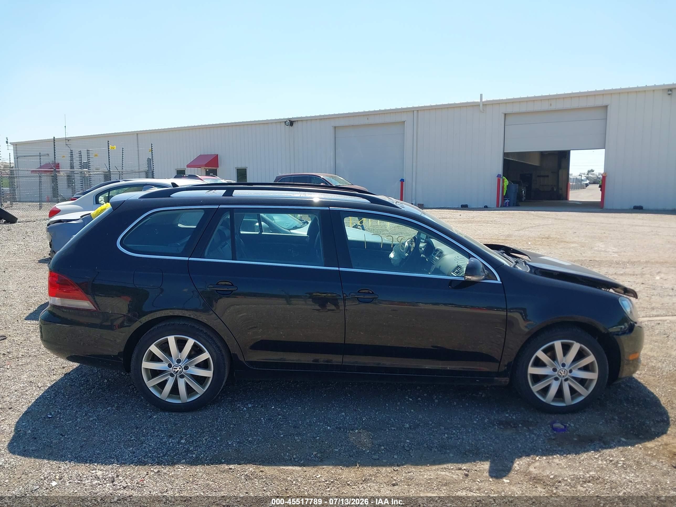 2011 Volkswagen Jetta Sportwagen 2.5l Se Black vin: 3VWPX7AJ9BM635063