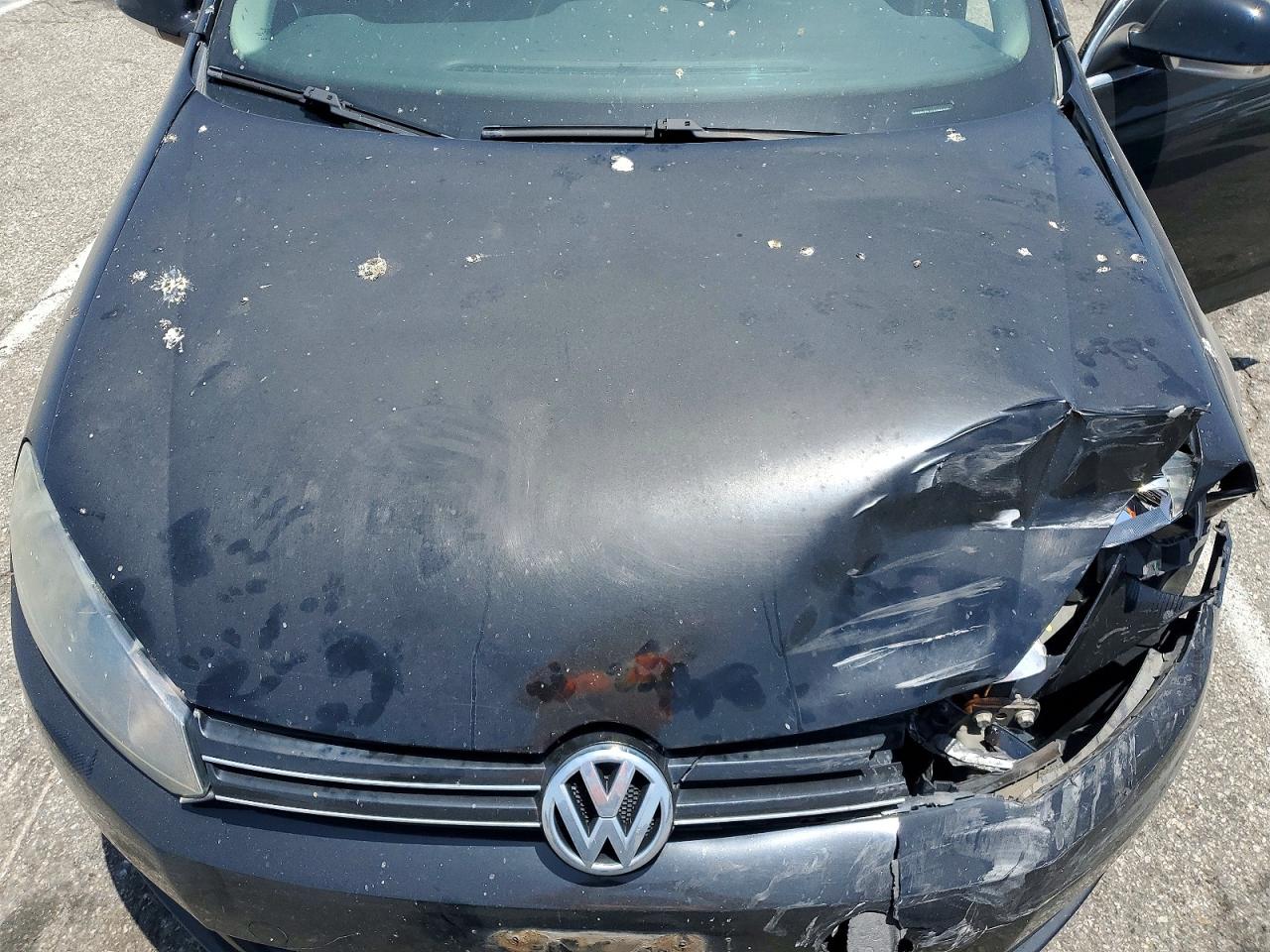 2010 Volkswagen Jetta Se Black vin: 3VWPX8AJ1AM668630