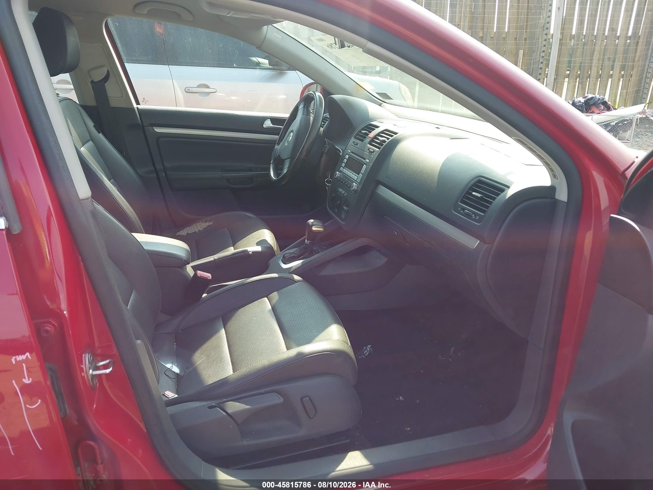 2009 Volkswagen Jetta 2.5l Se Red vin: 3VWPZ71KX9M309110