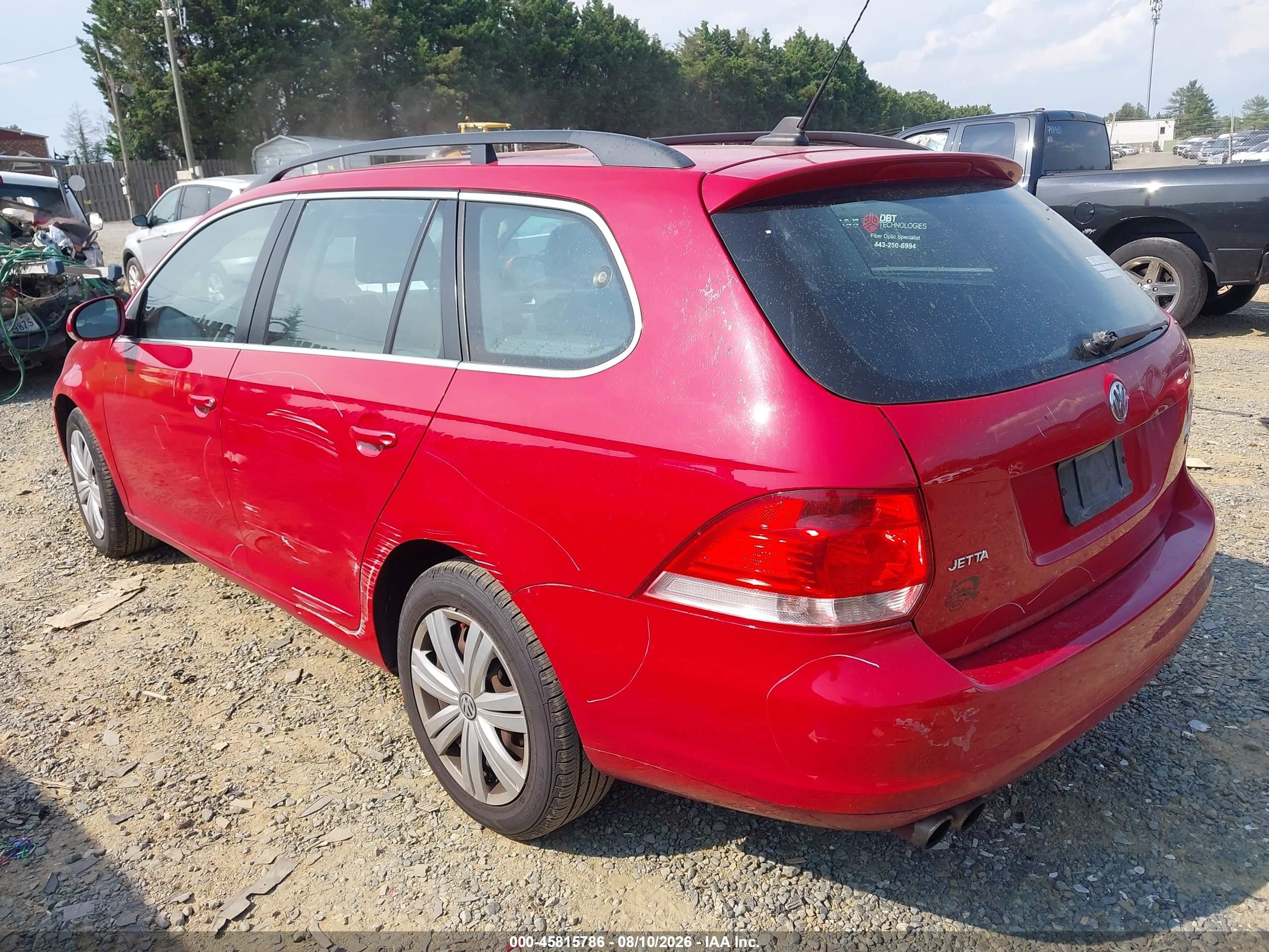 2009 Volkswagen Jetta 2.5l Se Red vin: 3VWPZ71KX9M309110