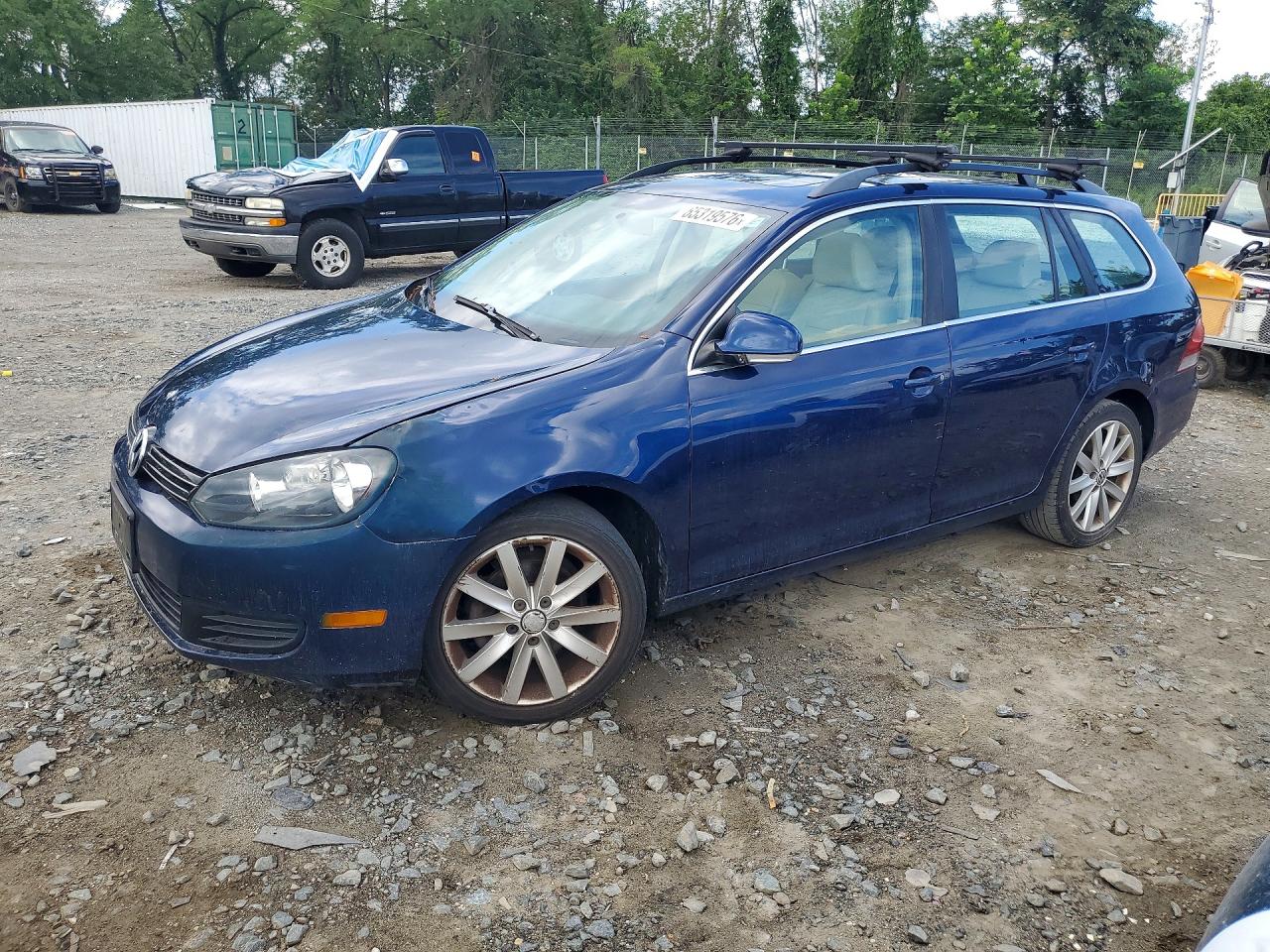 2011 Volkswagen Jetta S Blue vin: 3VWPZ7AJ5BM608307