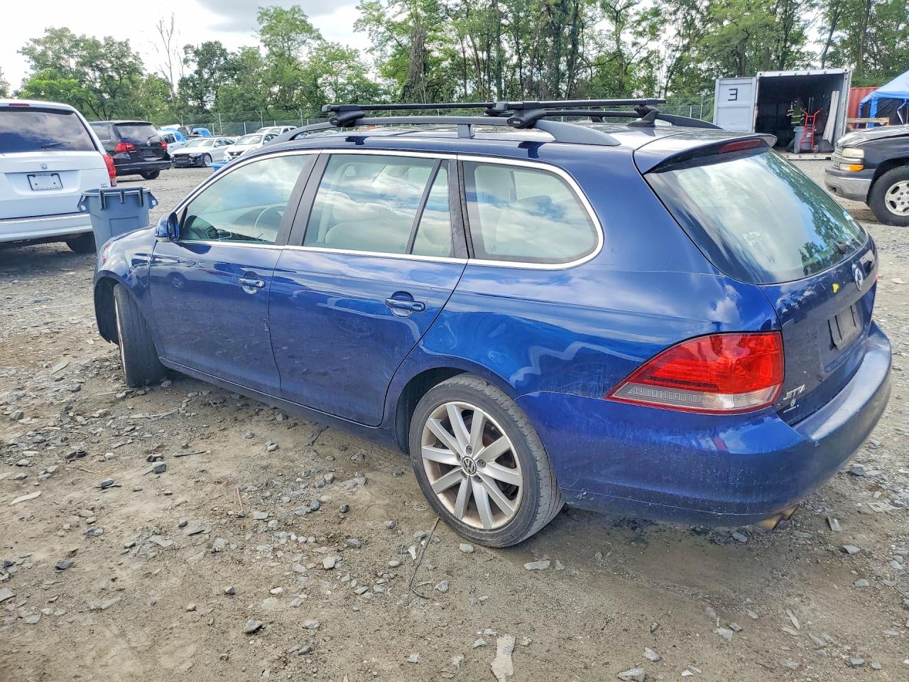 2011 Volkswagen Jetta S Blue vin: 3VWPZ7AJ5BM608307