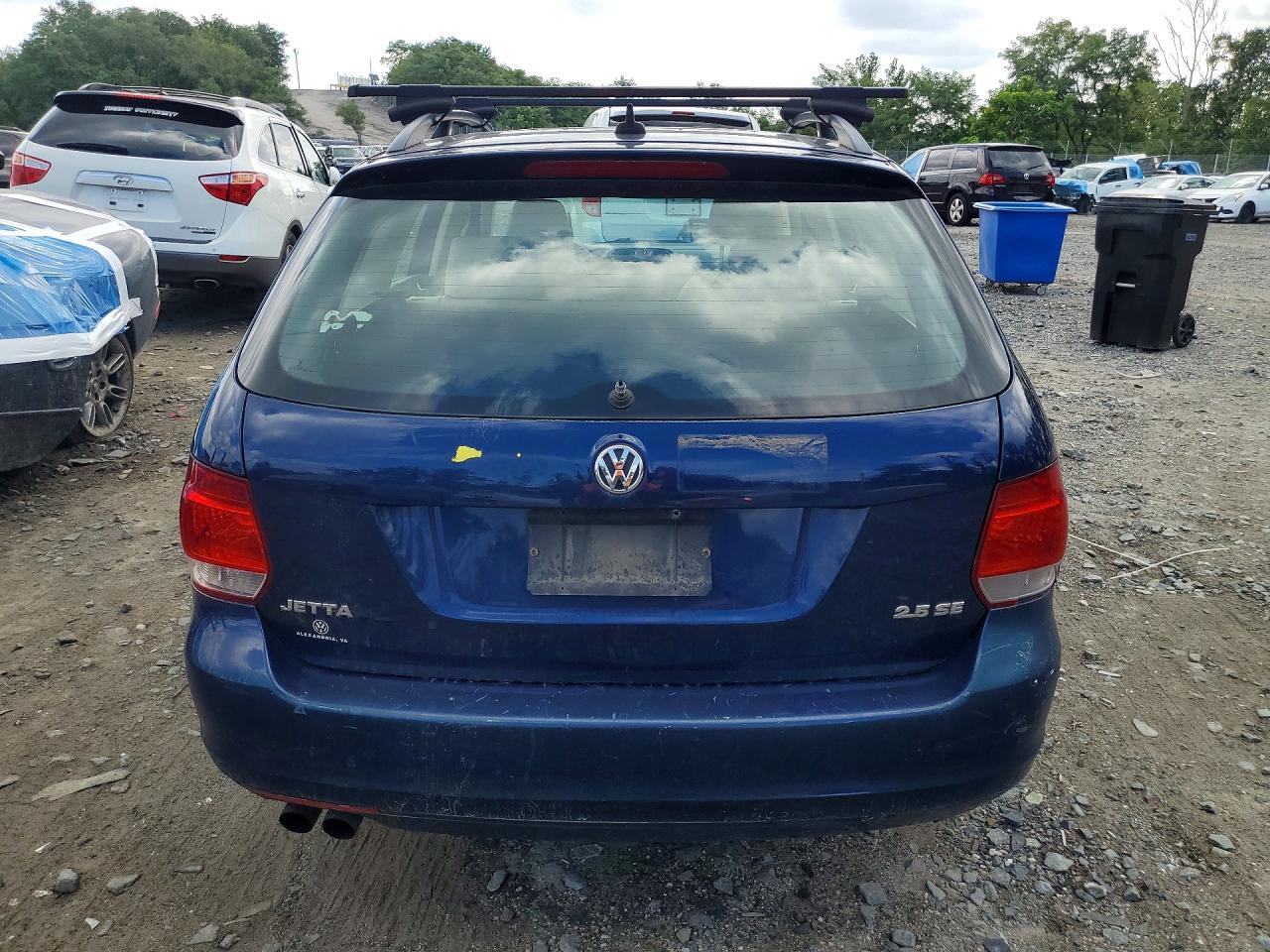 2011 Volkswagen Jetta S Blue vin: 3VWPZ7AJ5BM608307