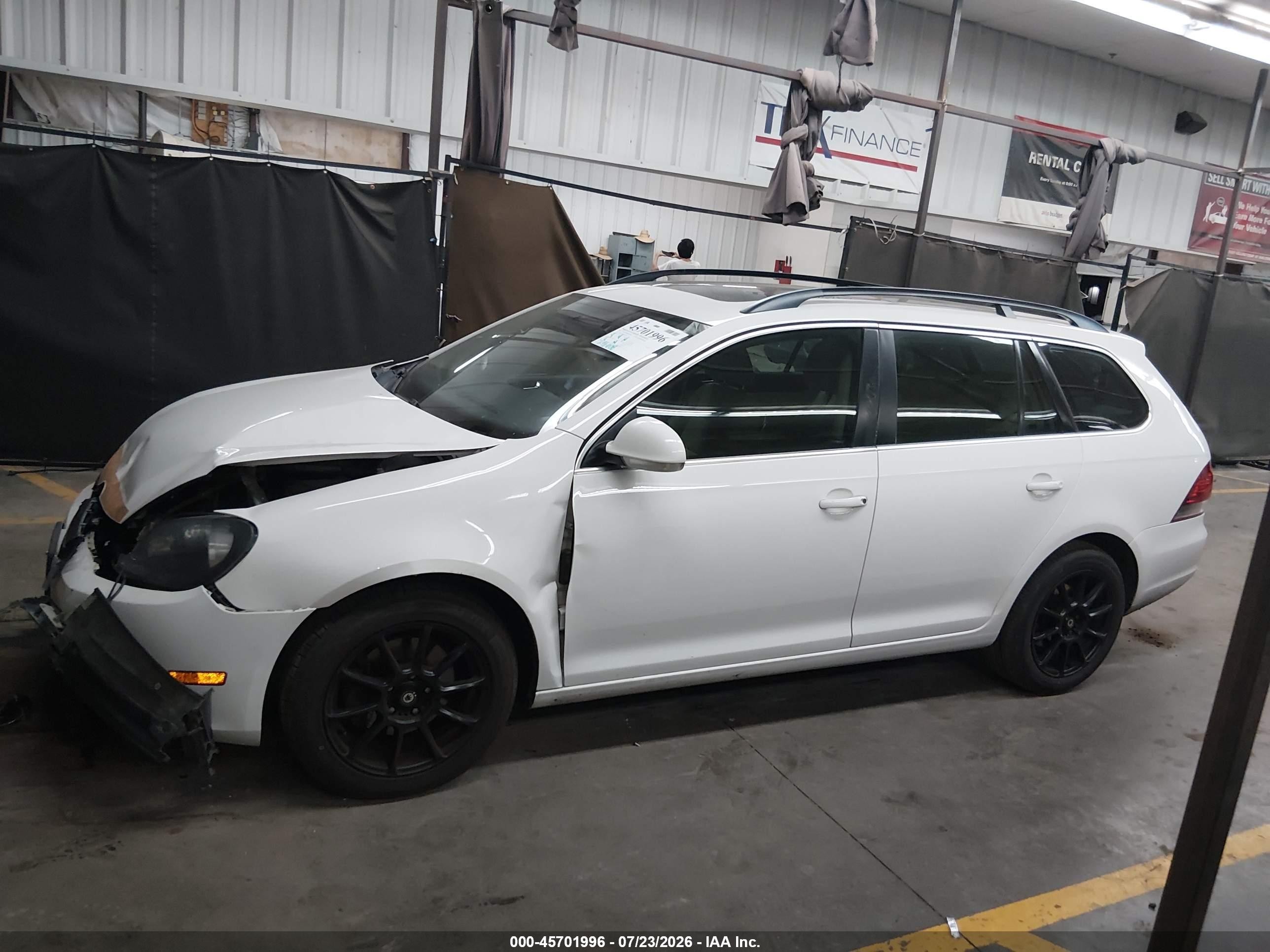 2011 Volkswagen Jetta Sportwagen 2.5l Se White vin: 3VWPZ7AJ9BM707342