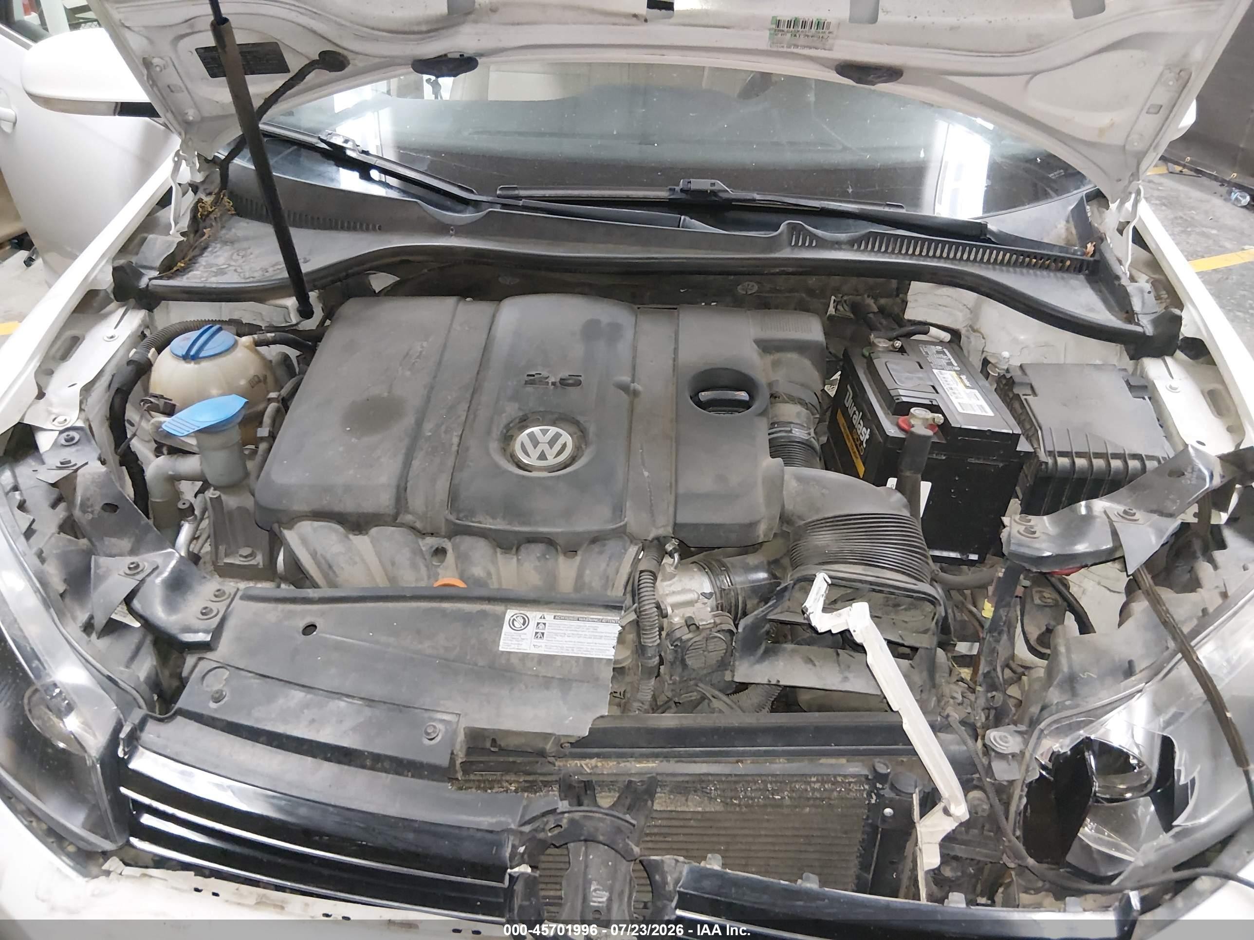 2011 Volkswagen Jetta Sportwagen 2.5l Se White vin: 3VWPZ7AJ9BM707342