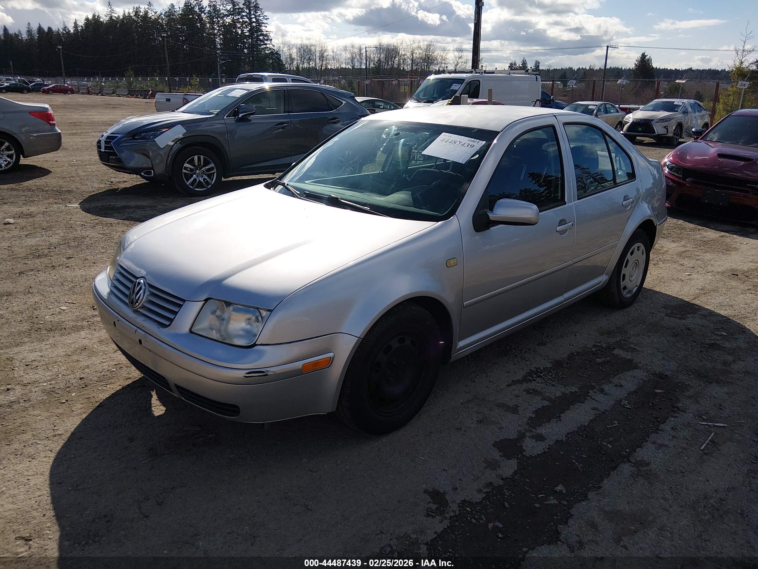 1999 Volkswagen Jetta Gl Gray vin: 3VWRA29M3XM113239