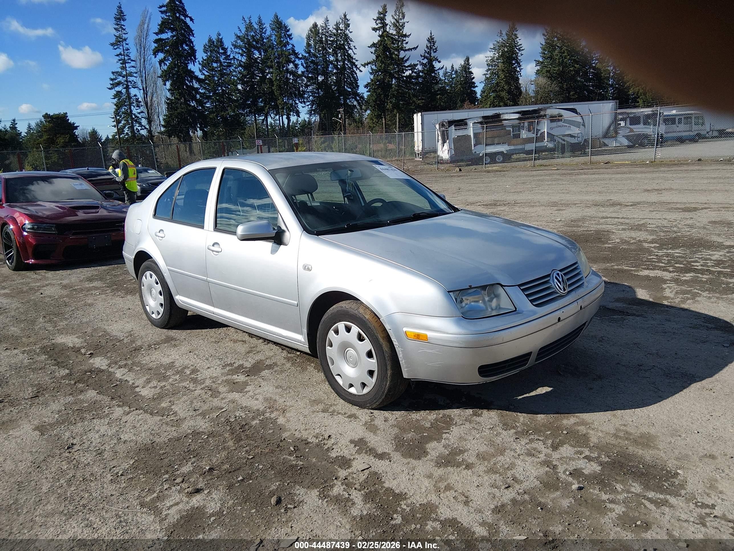 1999 Volkswagen Jetta Gl Gray vin: 3VWRA29M3XM113239