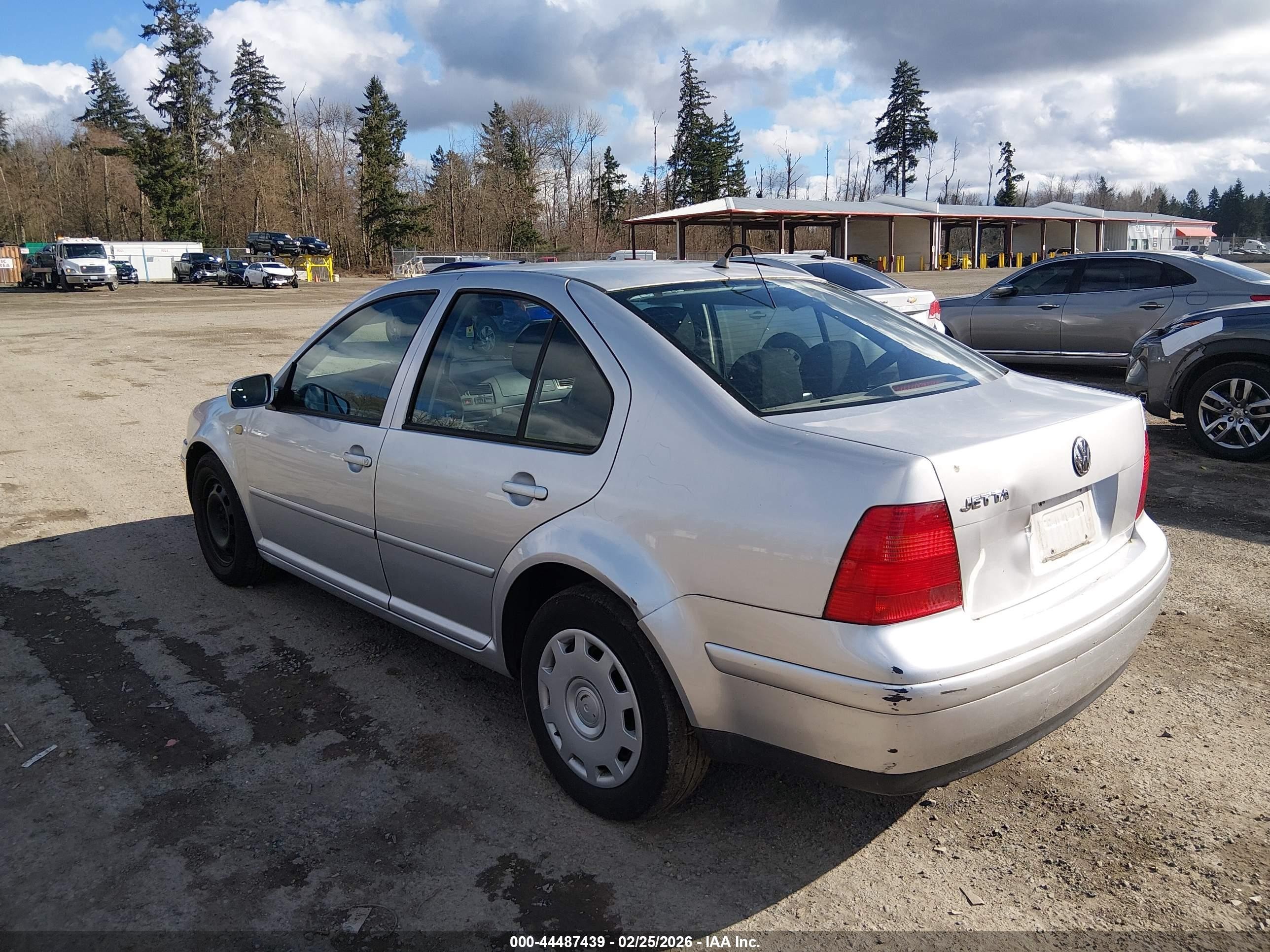 1999 Volkswagen Jetta Gl Gray vin: 3VWRA29M3XM113239