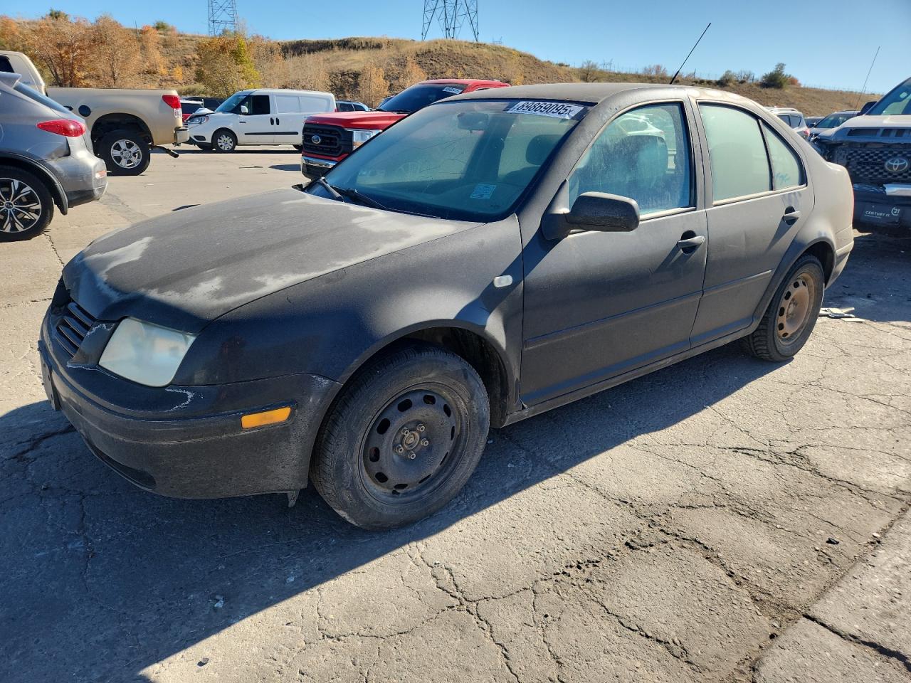 1999 Volkswagen Jetta Gl Черный vin: 3VWRA29M7XM013757