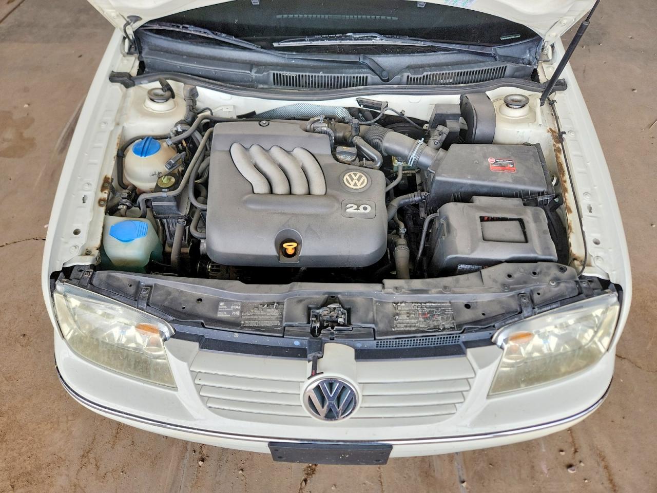 2005 Volkswagen Jetta Gl White vin: 3VWRA69M25M016800